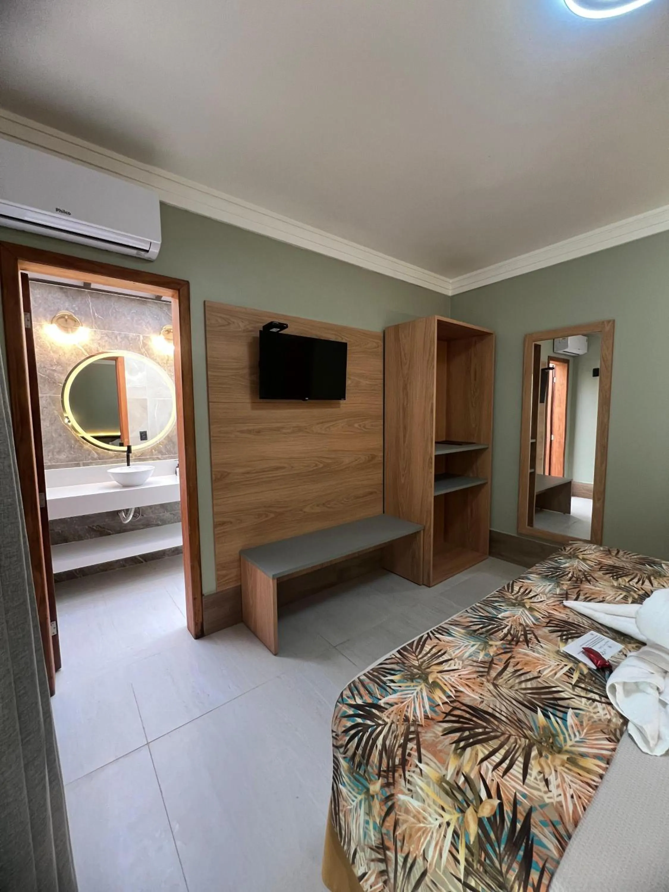 Bed in Pousada Praia Bela