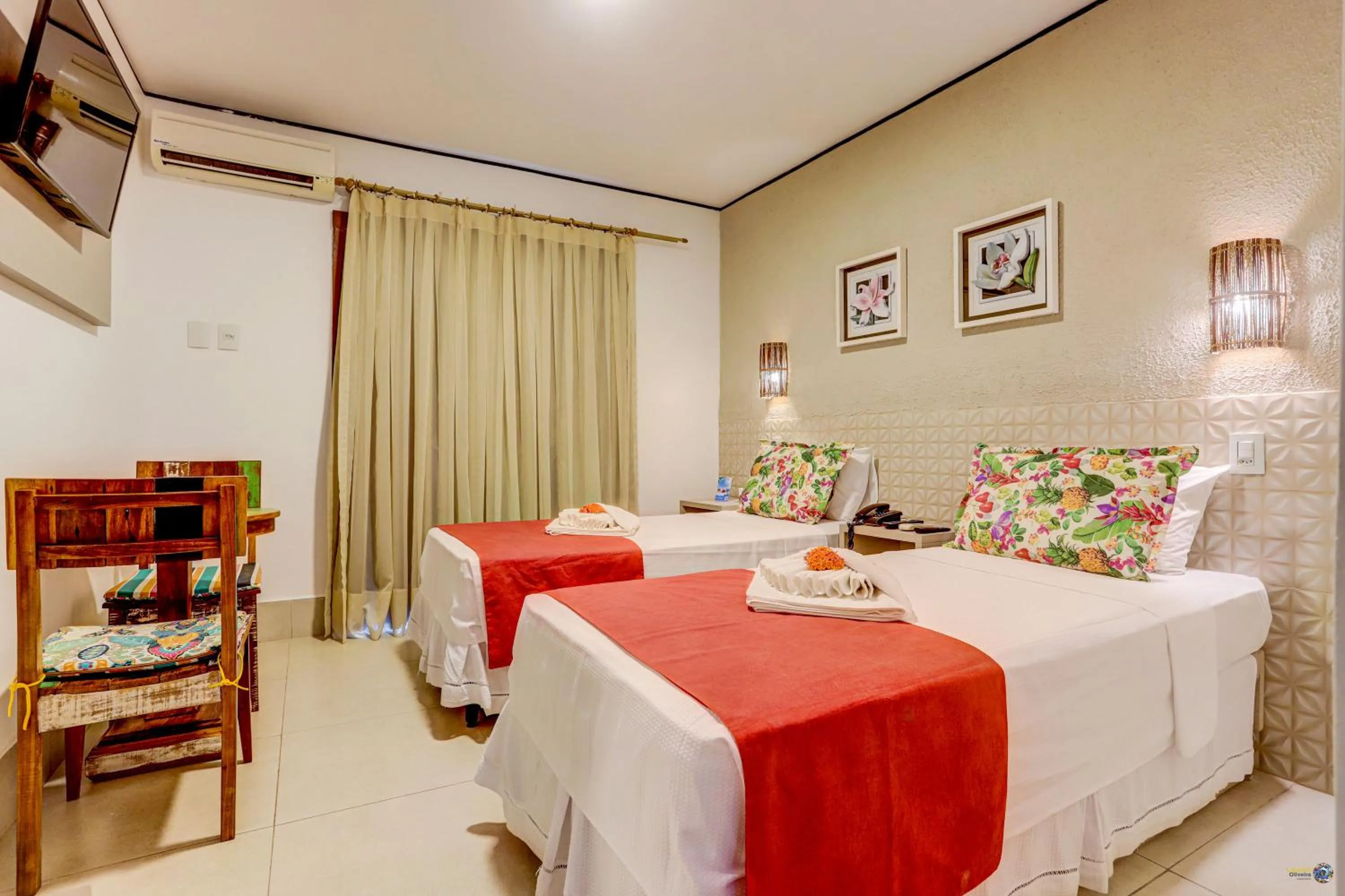 Bed in Pousada Praia Bela