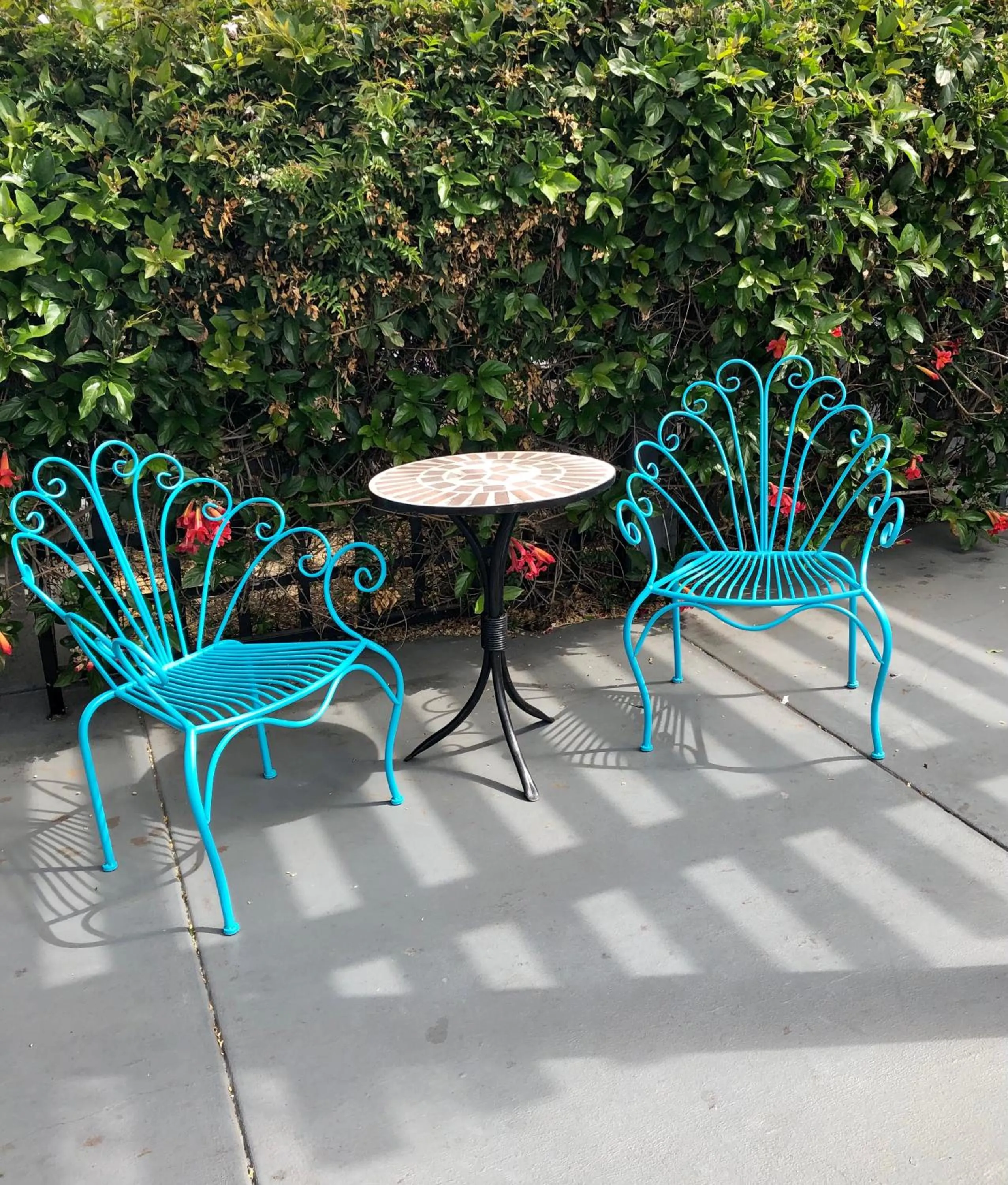 Patio in Blu Pacific Hotel