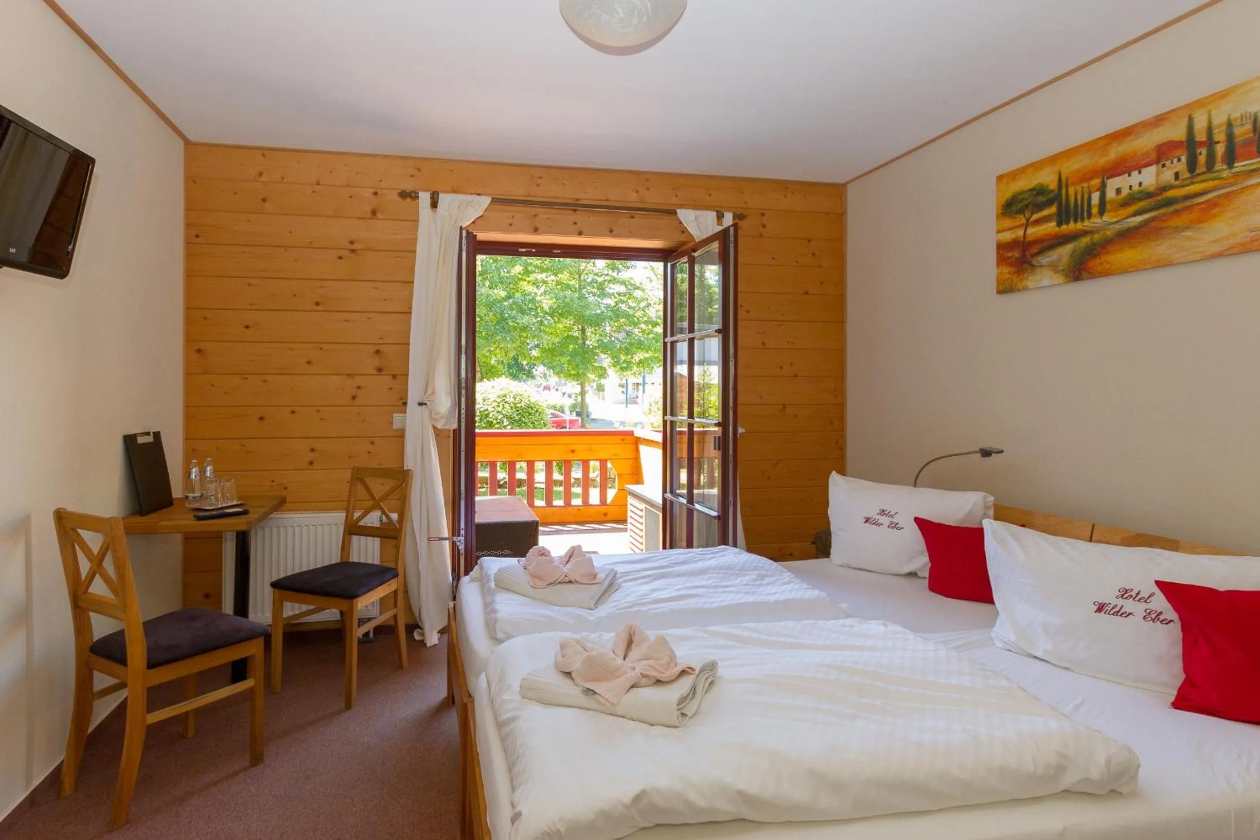 Bed in Hotel & Restaurant Wilder Eber