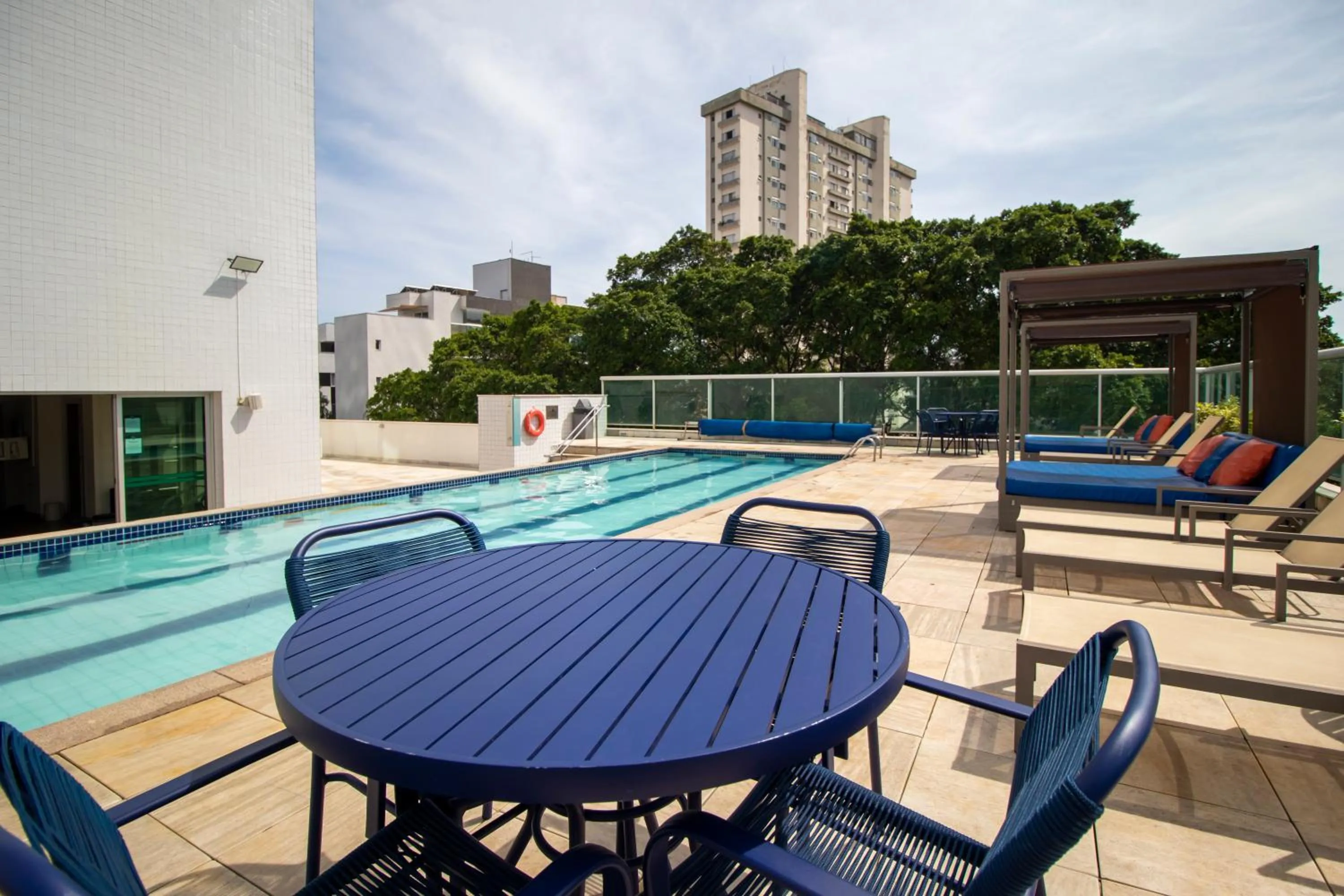 Pool view in Bourbon Hotel Savassi - Belo Horizonte