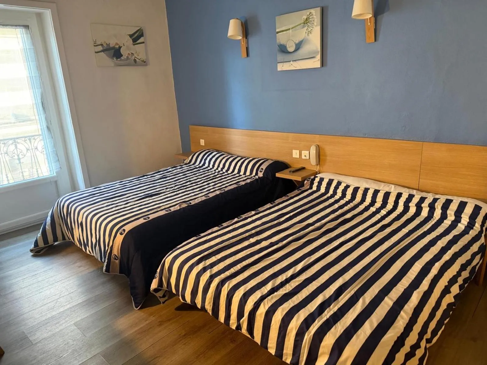 Bed in Hôtel Colisée-Verdun Centre Gare Saint-Roch