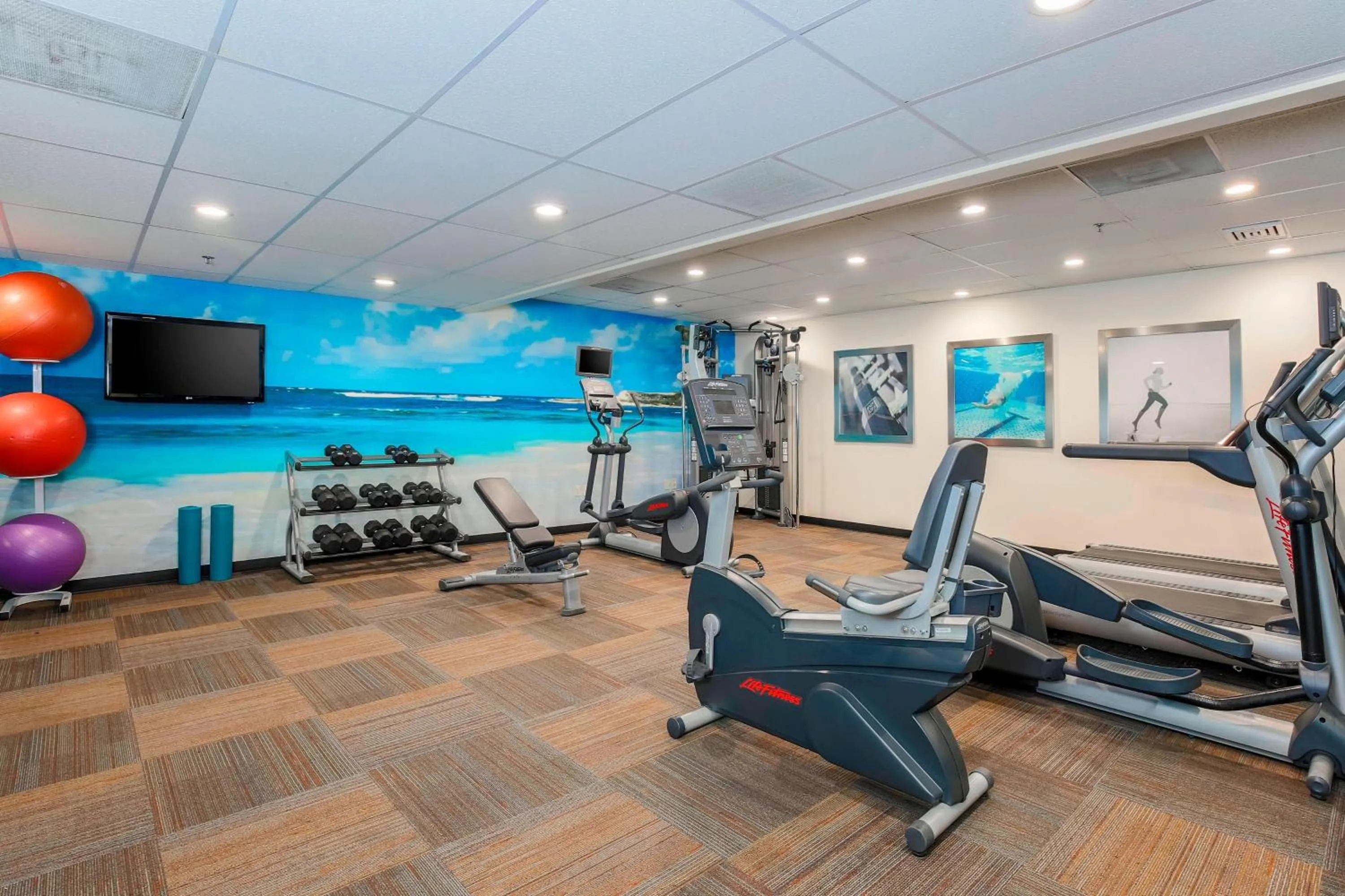 Fitness centre/facilities in Courtyard by Marriott San Diego Del Mar/Solana Beach