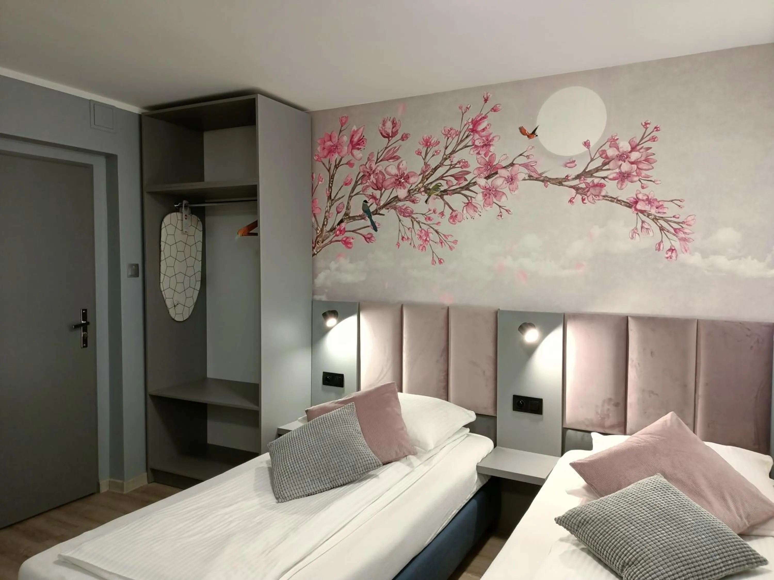 Bed in Hotel Pomorski