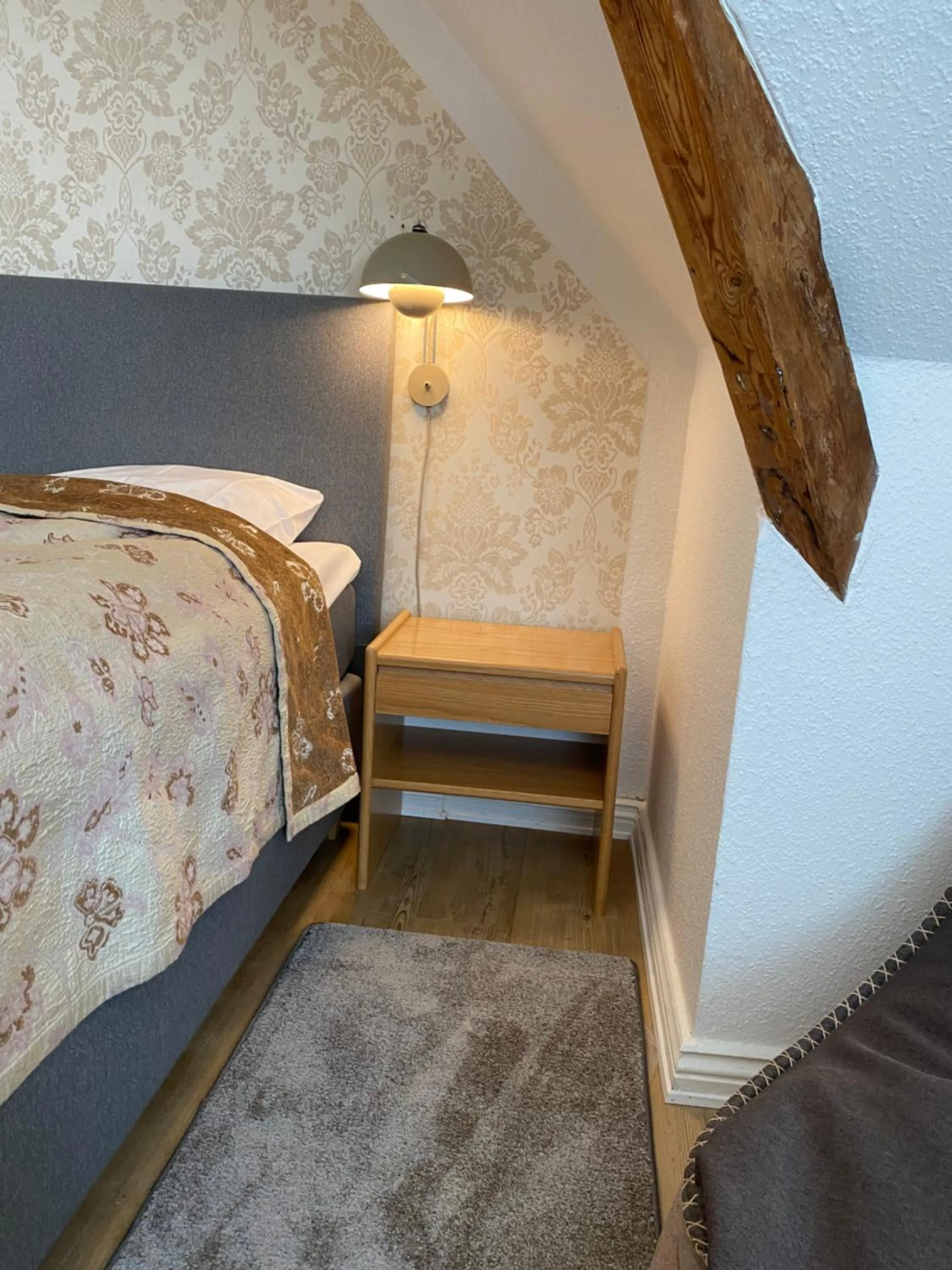 Bed in Hotel Højslev Kro