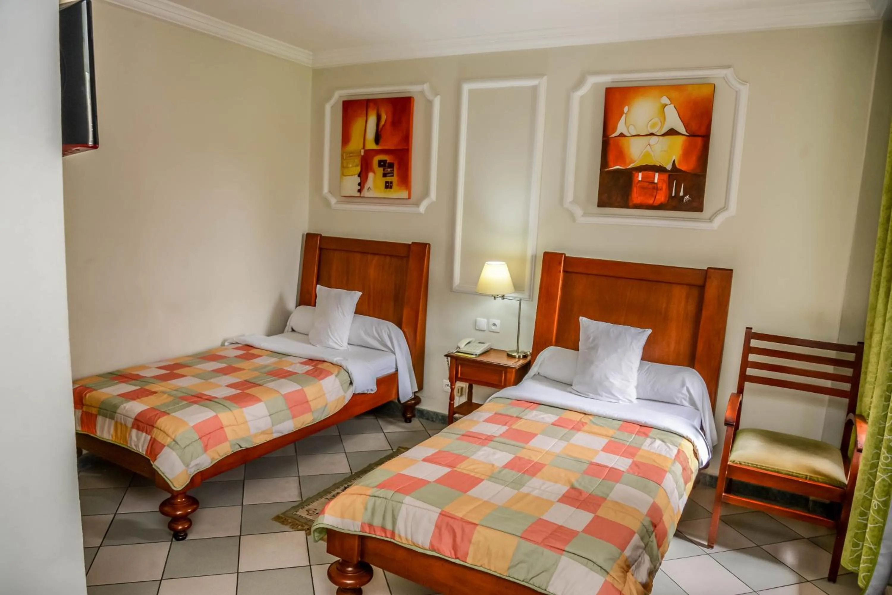 Bed in Tchero Hotel