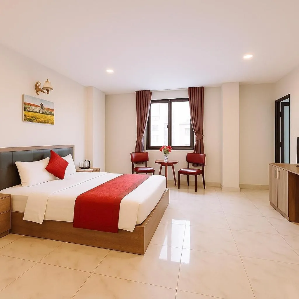 Bed in Green Star Hotel