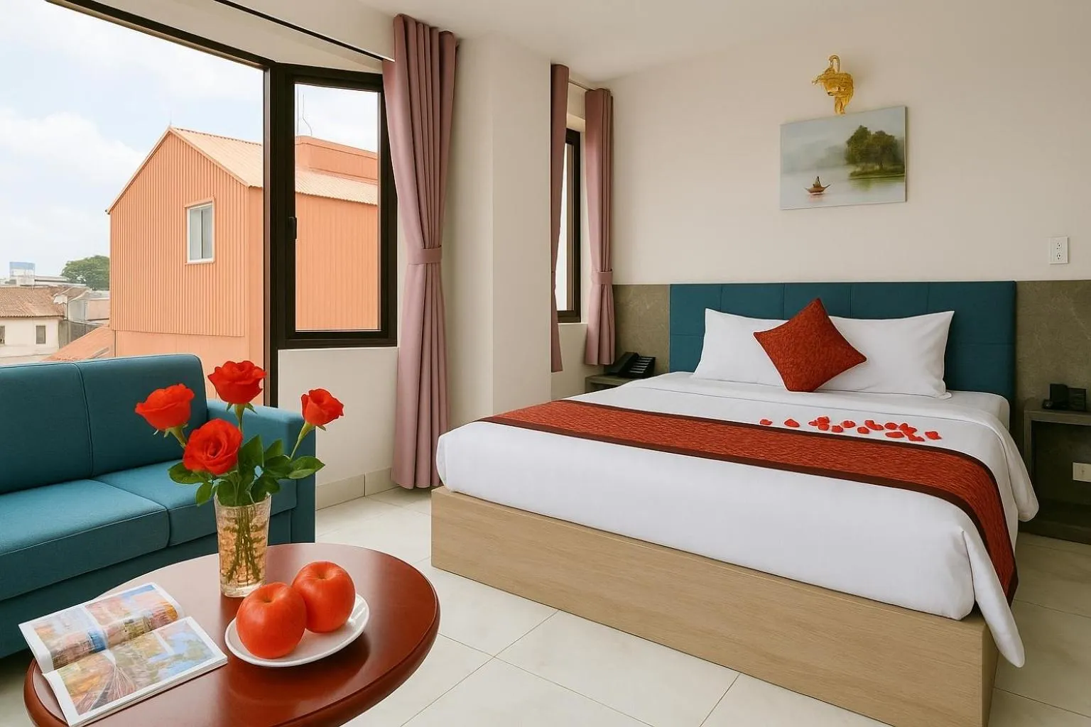 Bed in Green Star Hotel