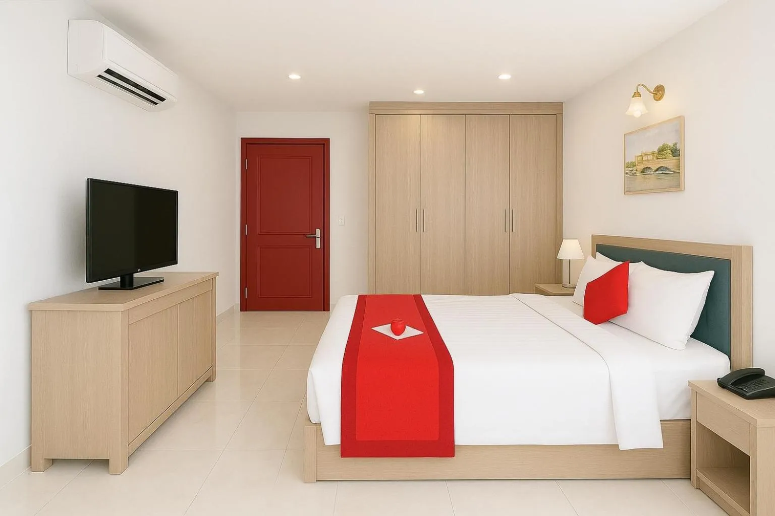 Bed in Green Star Hotel