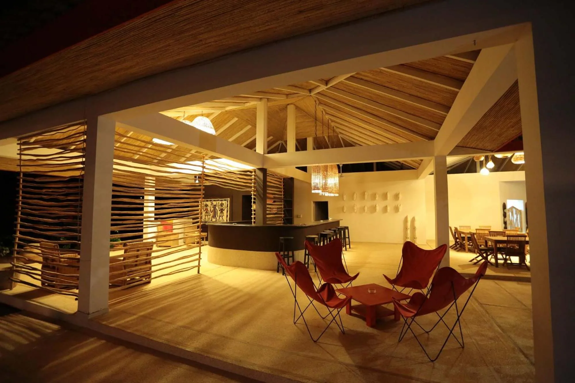 Lounge or bar in Les Manguiers de Guereo