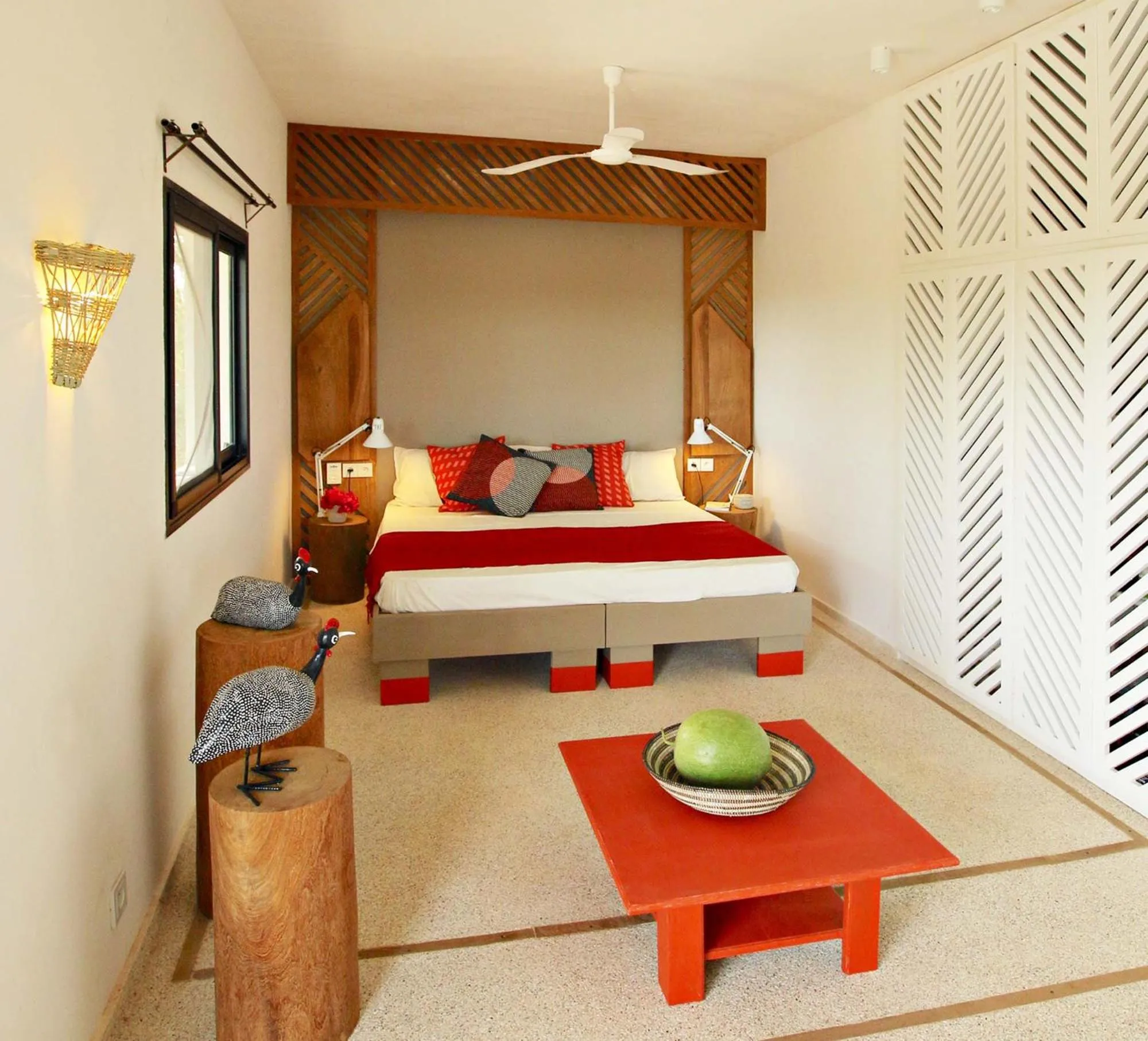 Bedroom, Bed in Les Manguiers de Guereo