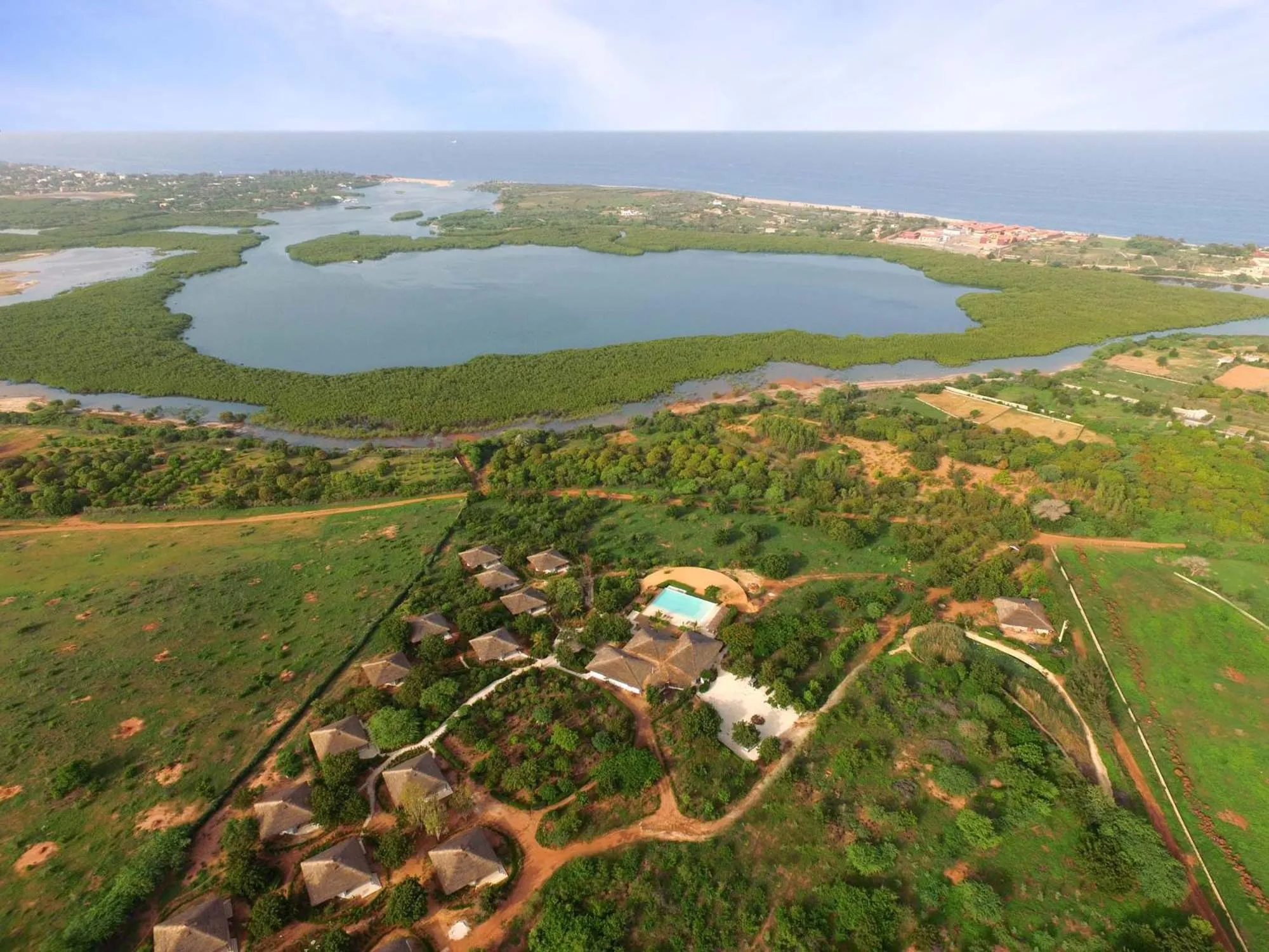 Bird's eye view in Les Manguiers de Guereo