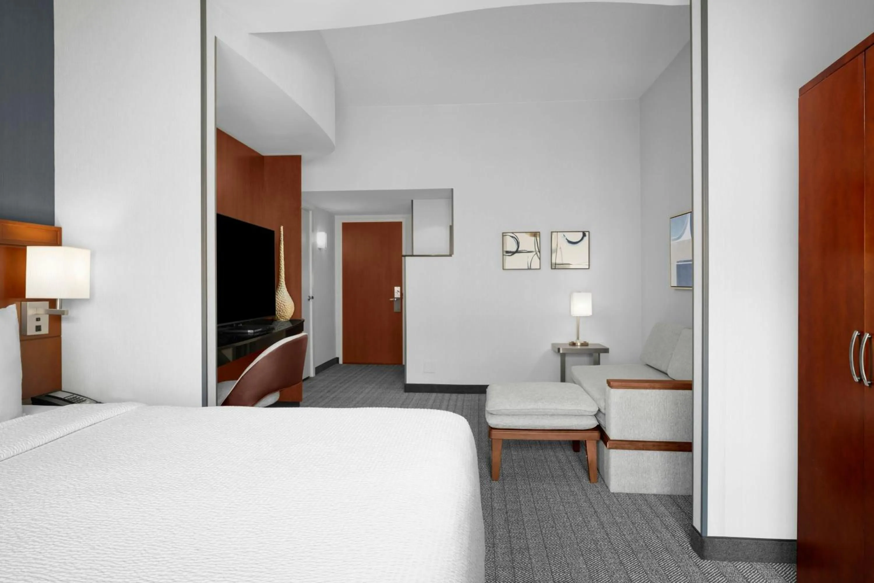 Photo of the whole room, Bed in Courtyard by Marriott San Antonio Six Flags at The RIM