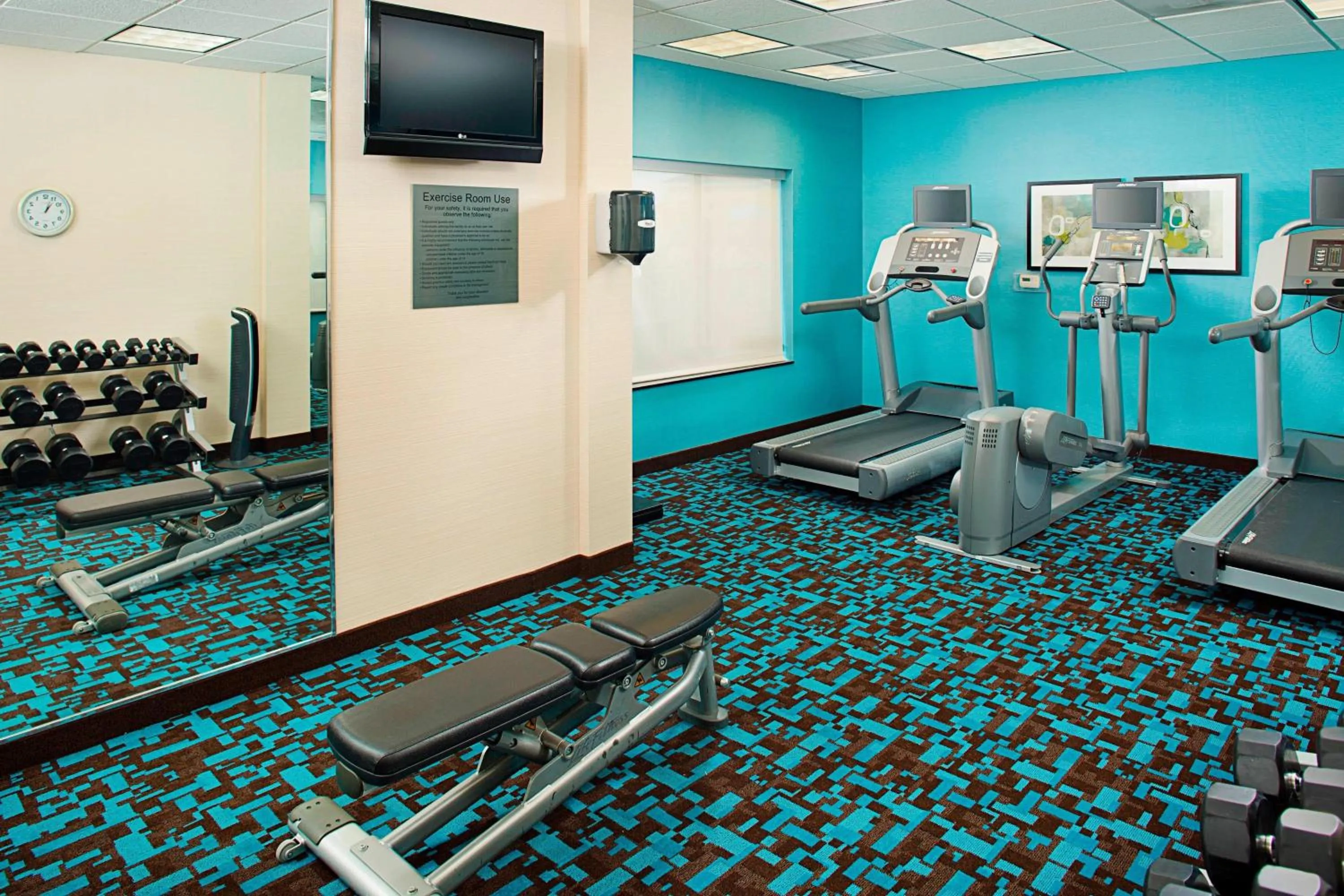 Fitness centre/facilities in Fairfield Inn & Suites by Marriott San Antonio SeaWorld / Westover Hills