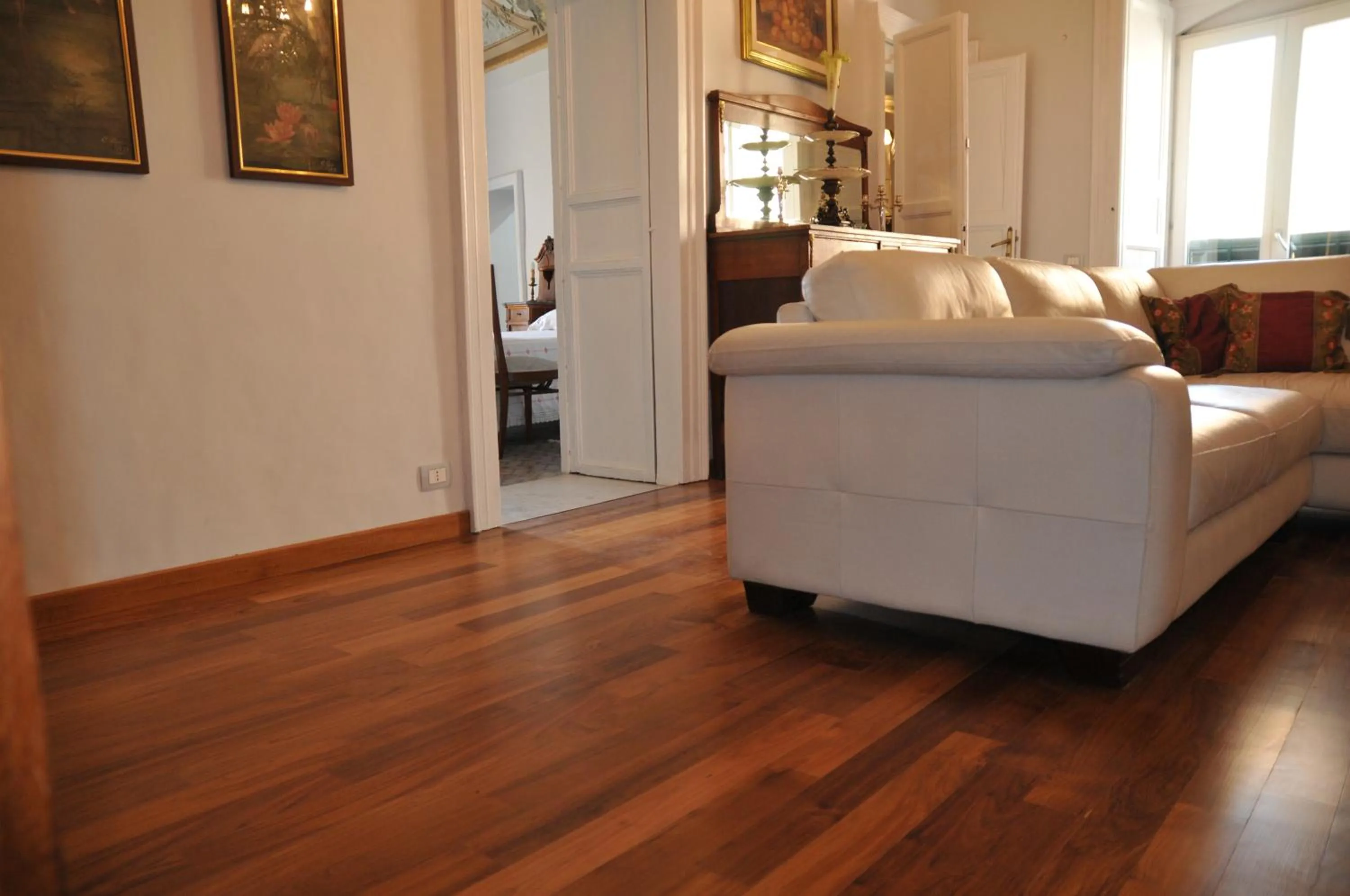 Living room, Bed in Casa Sipione Papa