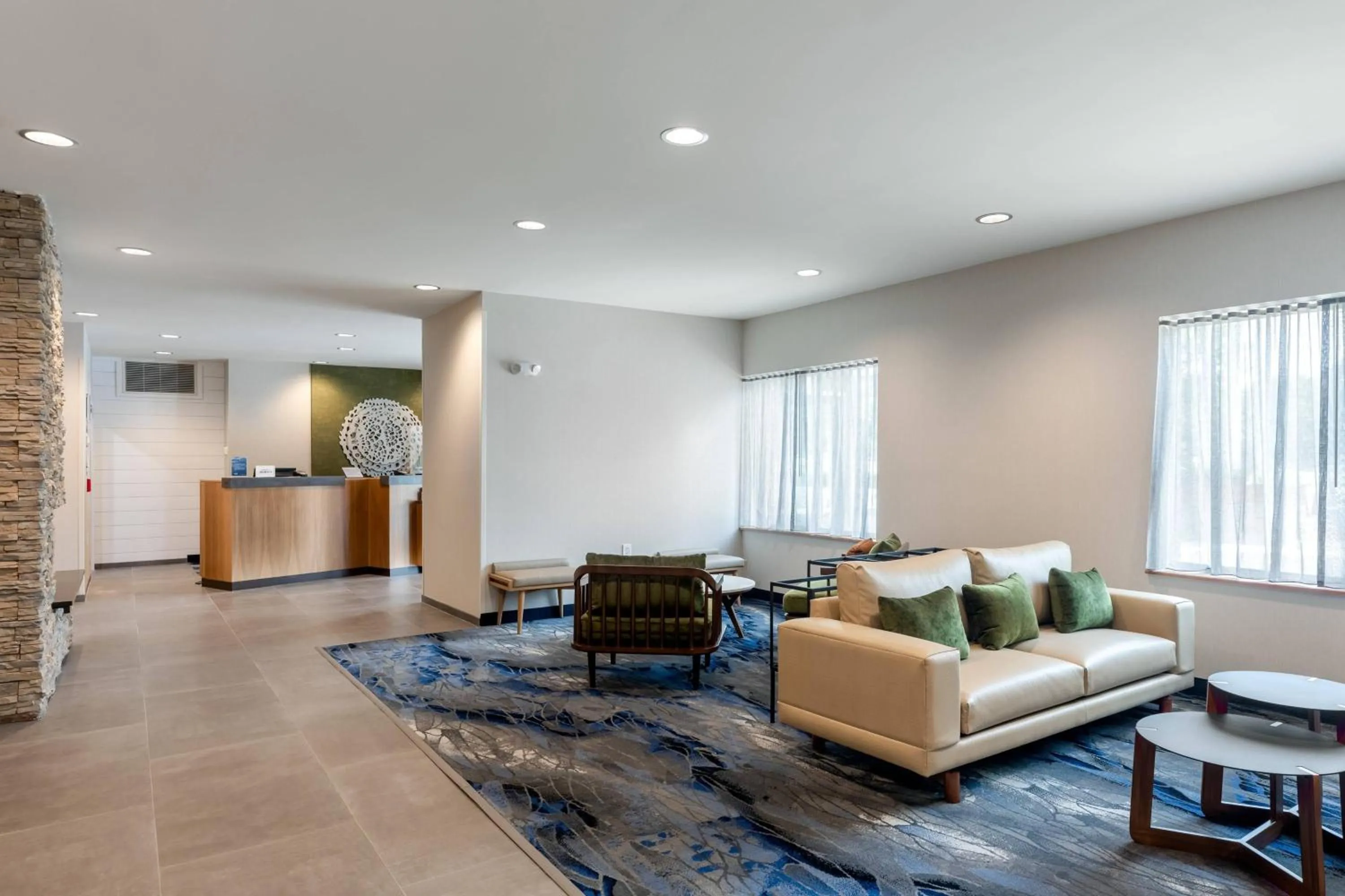 Lobby or reception in Fairfield Inn & Suites Savannah Airport