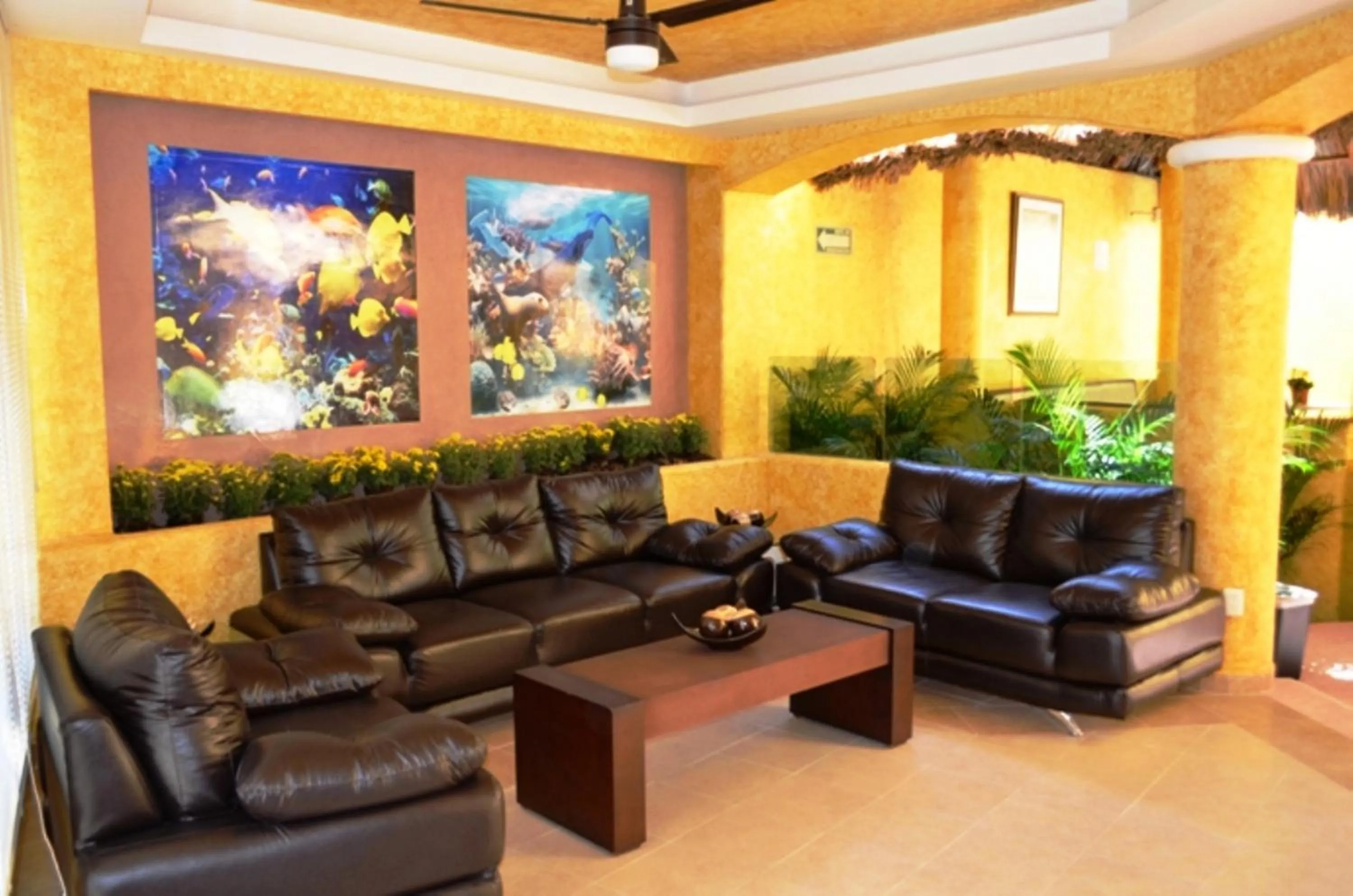 Lobby or reception in Villas La Lupita