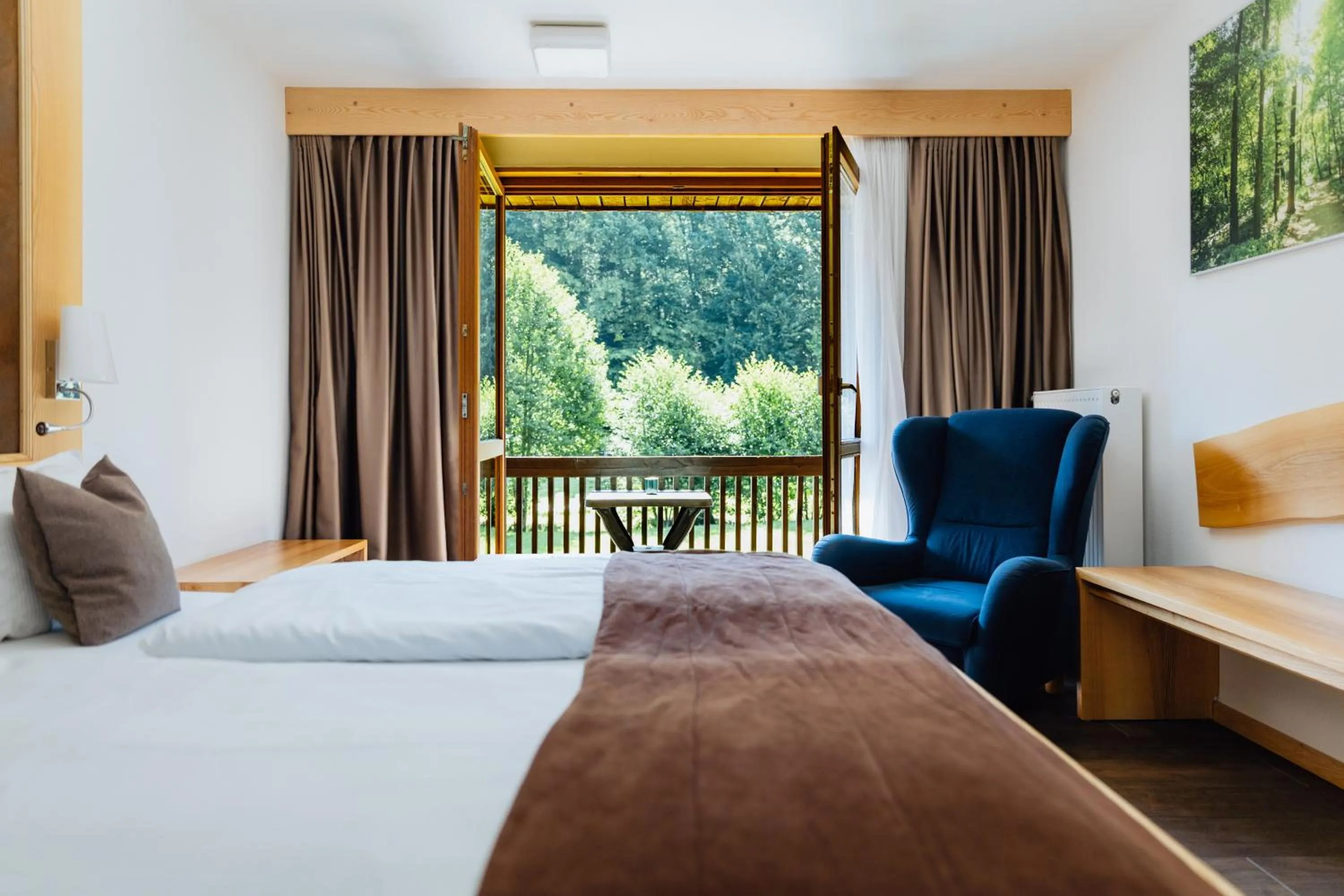 Bedroom, Bed in Hotel Im Krummbachtal