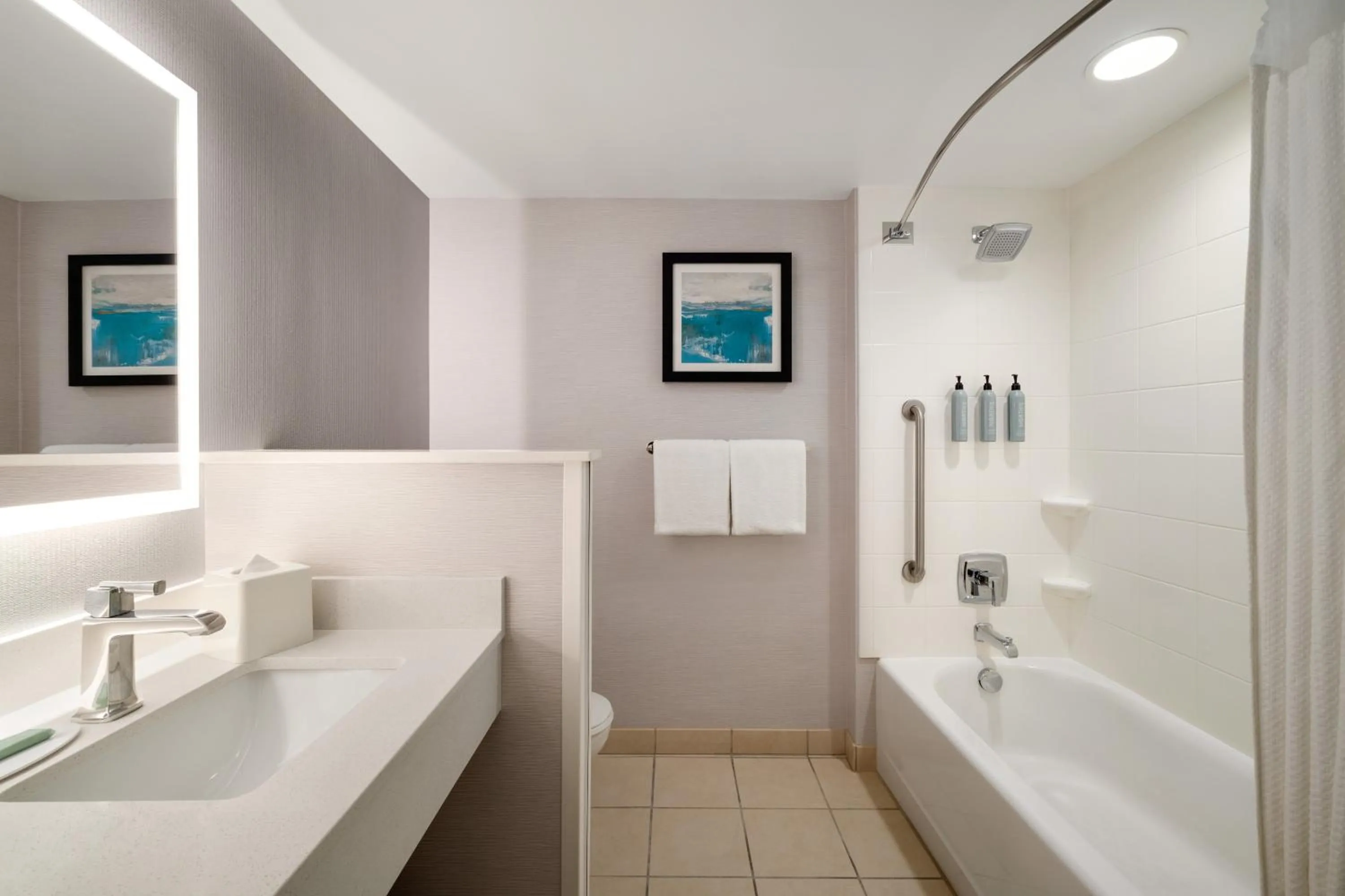 Bathroom in Courtyard by Marriott Ocean City Oceanfront