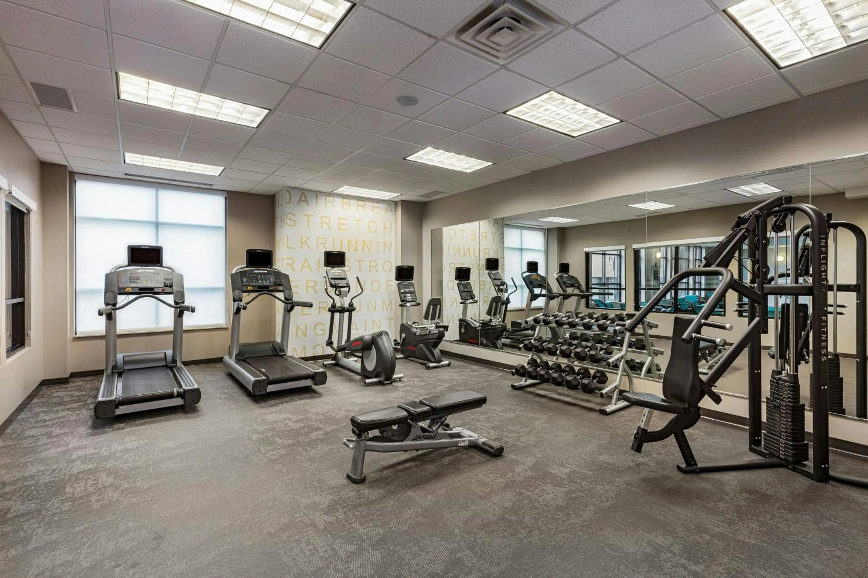 Fitness centre/facilities in Residence Inn Louisville Downtown