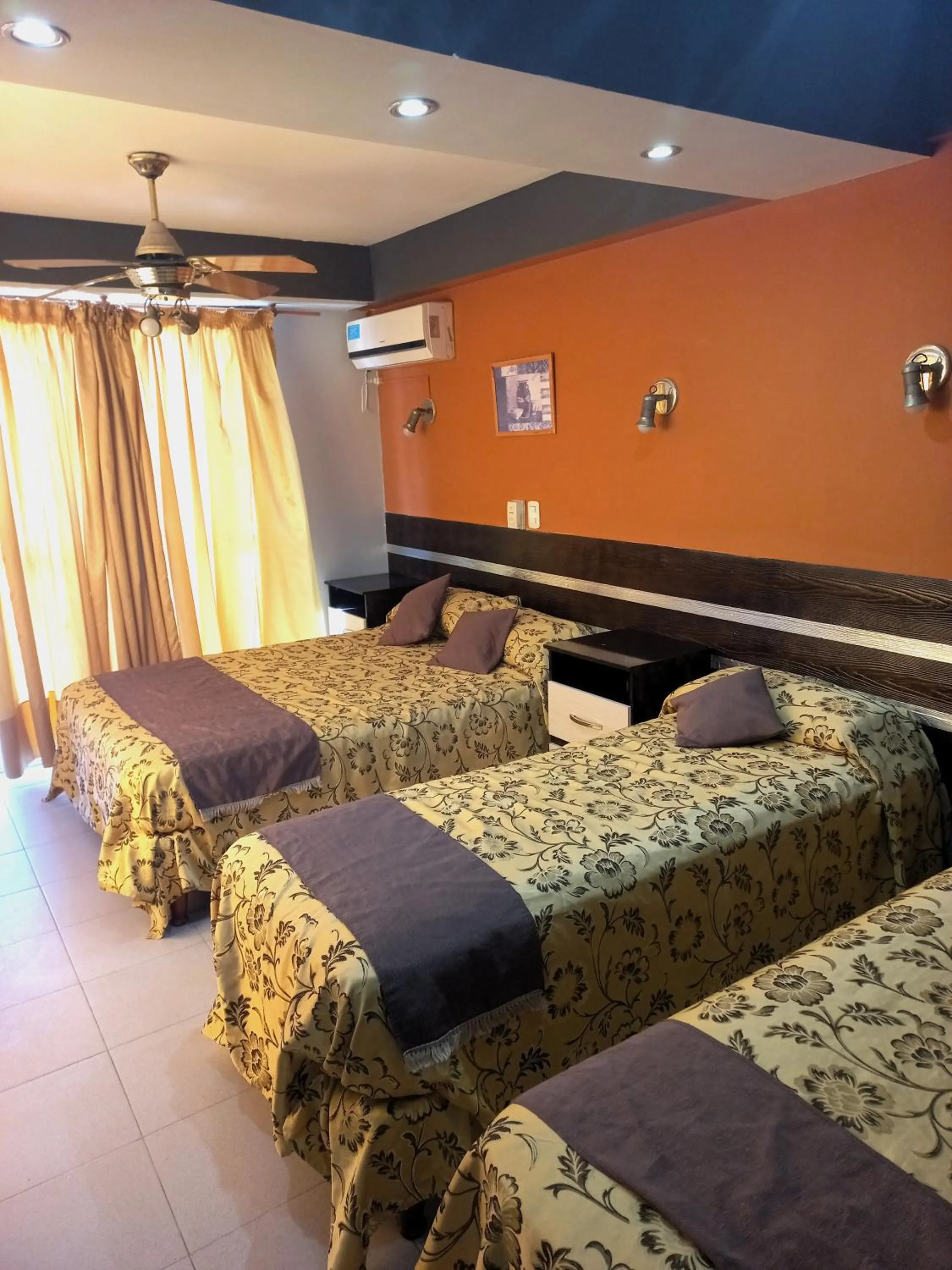 Bed in San Remo World Hotel