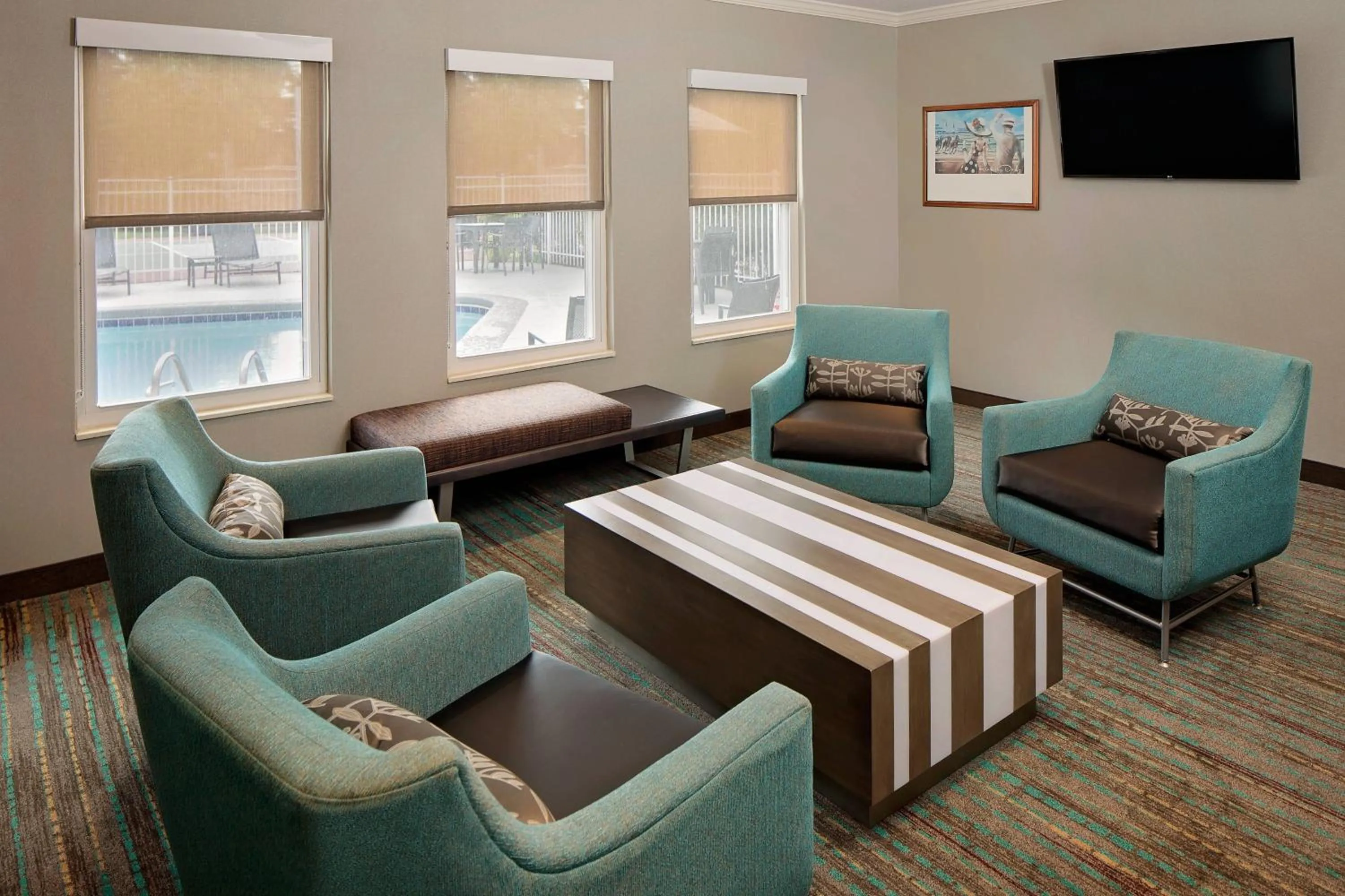 Lobby or reception in Residence Inn Louisville East