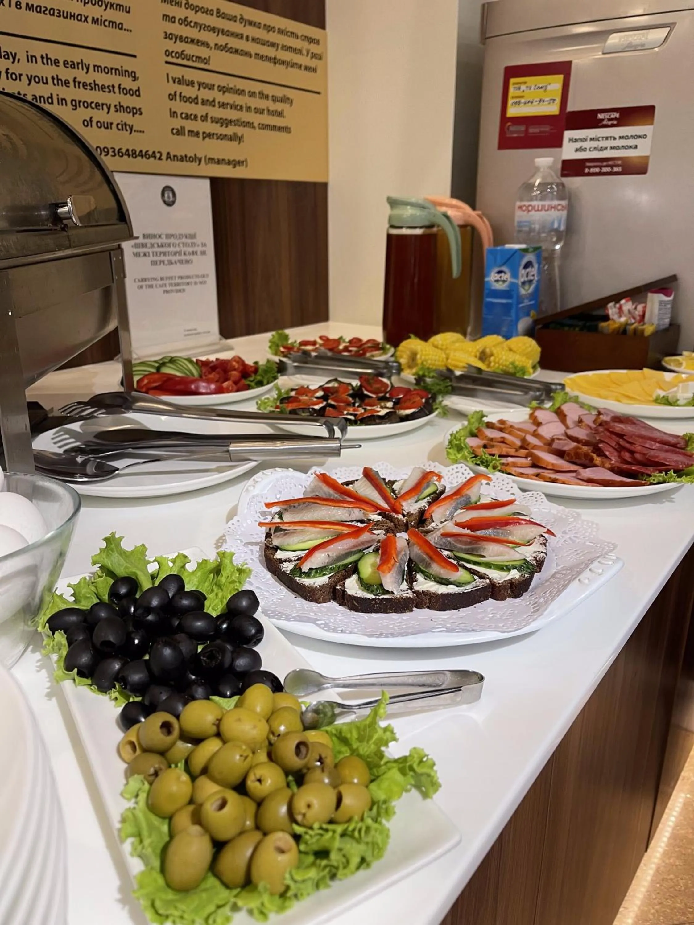 Food and drinks in Viva Hotel