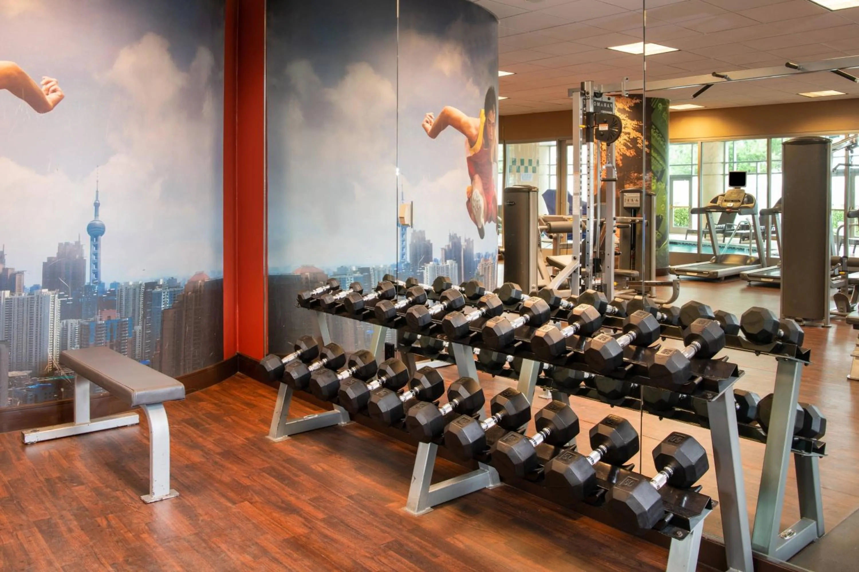 Fitness centre/facilities in Fremont Marriott Silicon Valley