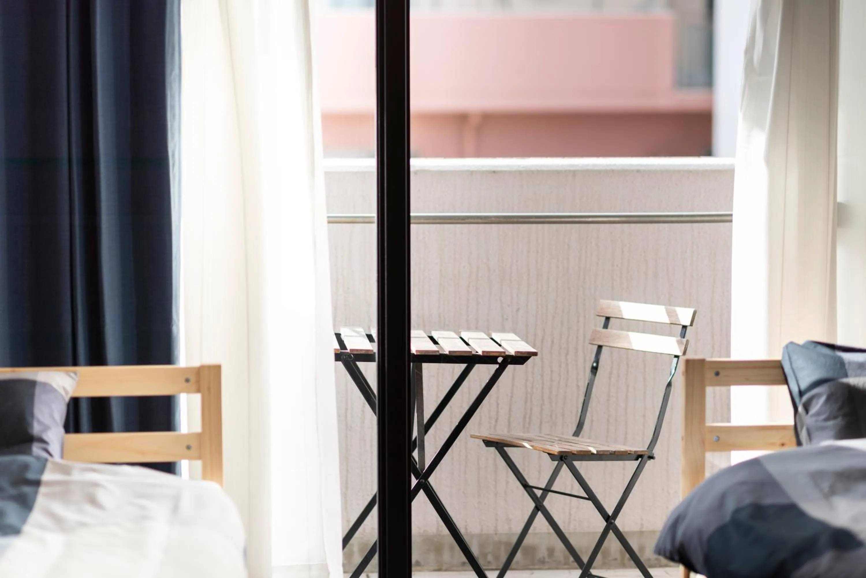 Balcony/Terrace in Grande Famille Shimanouchi Dotonbori Condo