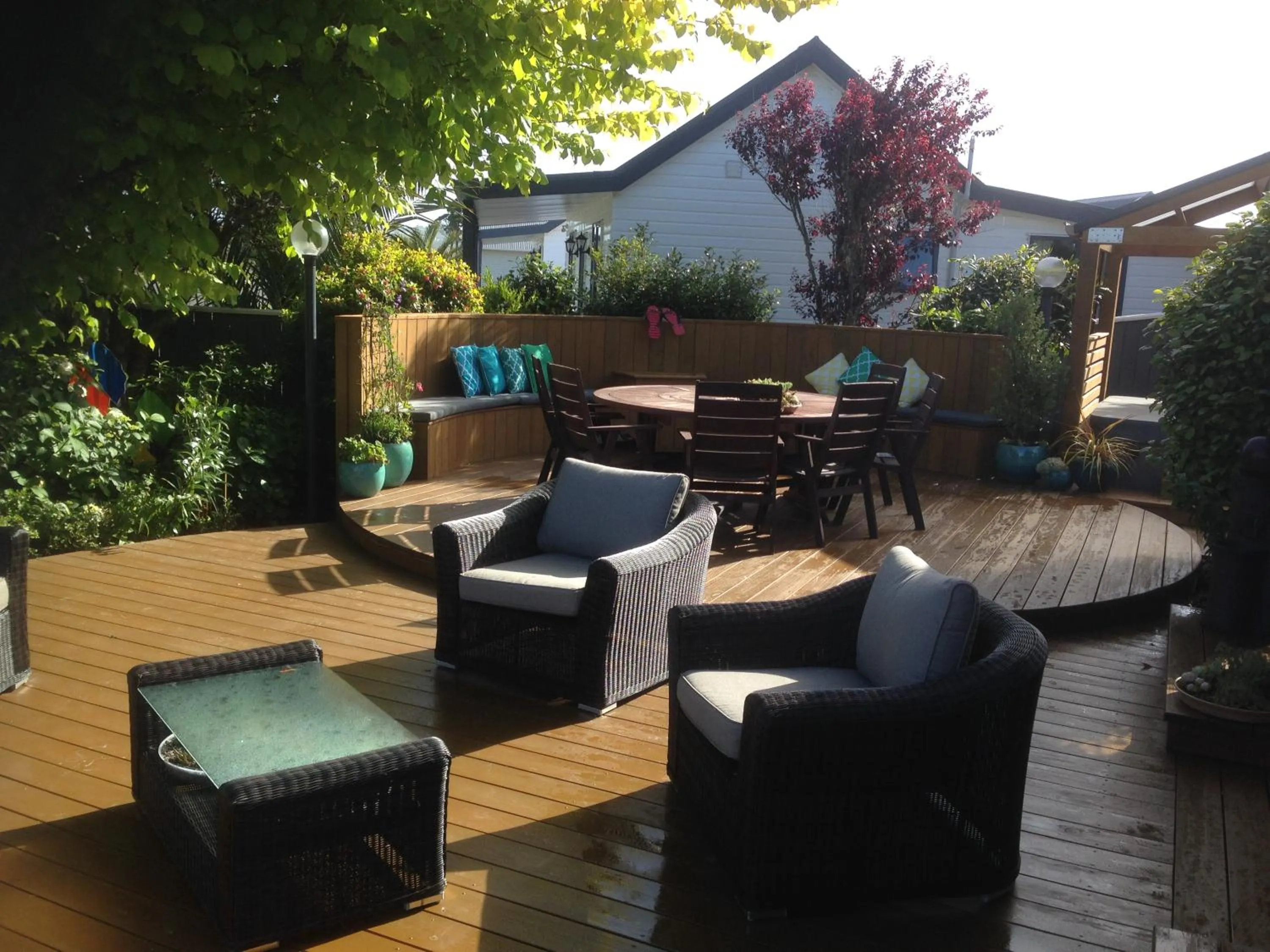 Patio in Amberlea B&B