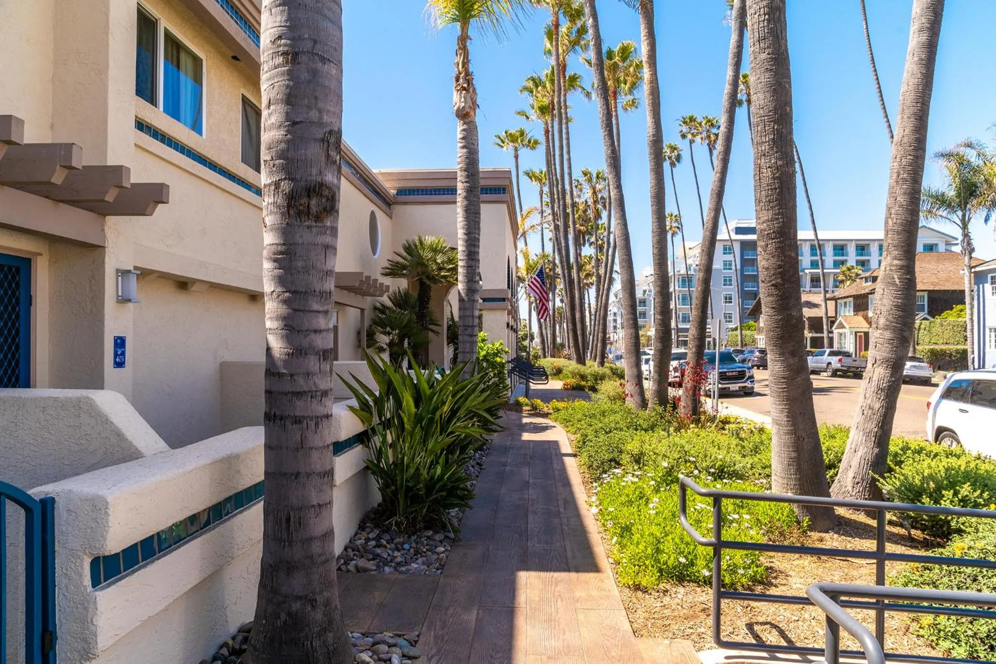 Property building in Southern California Beach Club