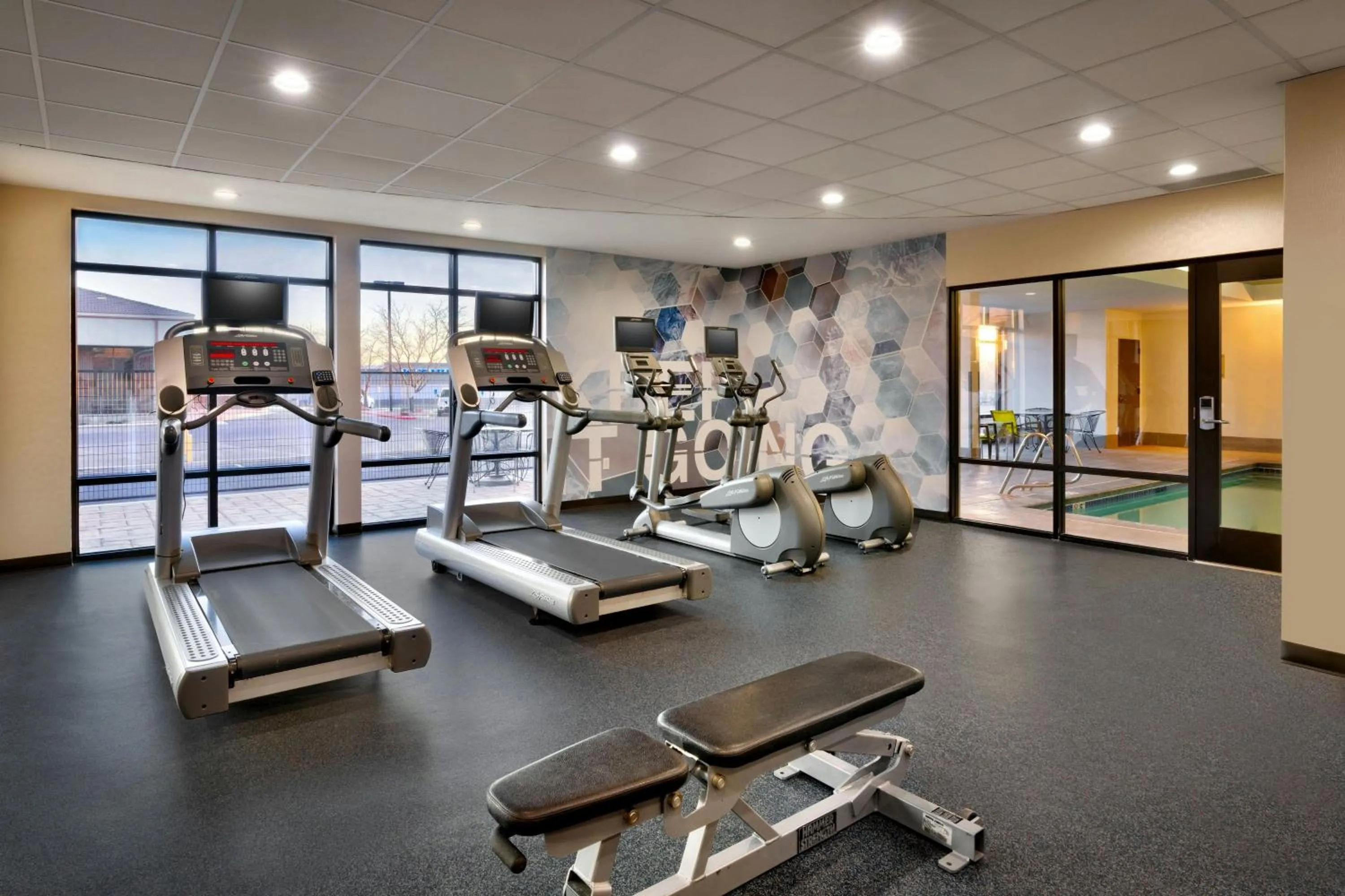 Fitness centre/facilities in SpringHill Suites by Marriott Provo