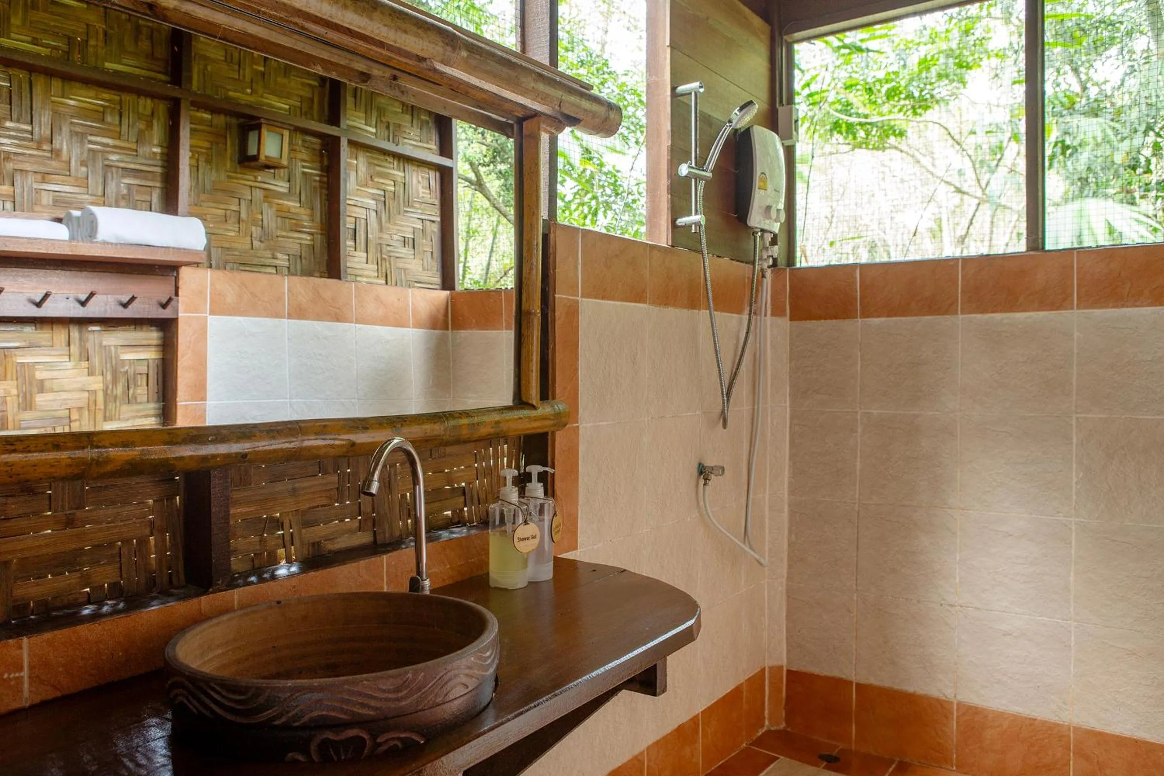 Shower in Our Jungle Camp - Eco Resort