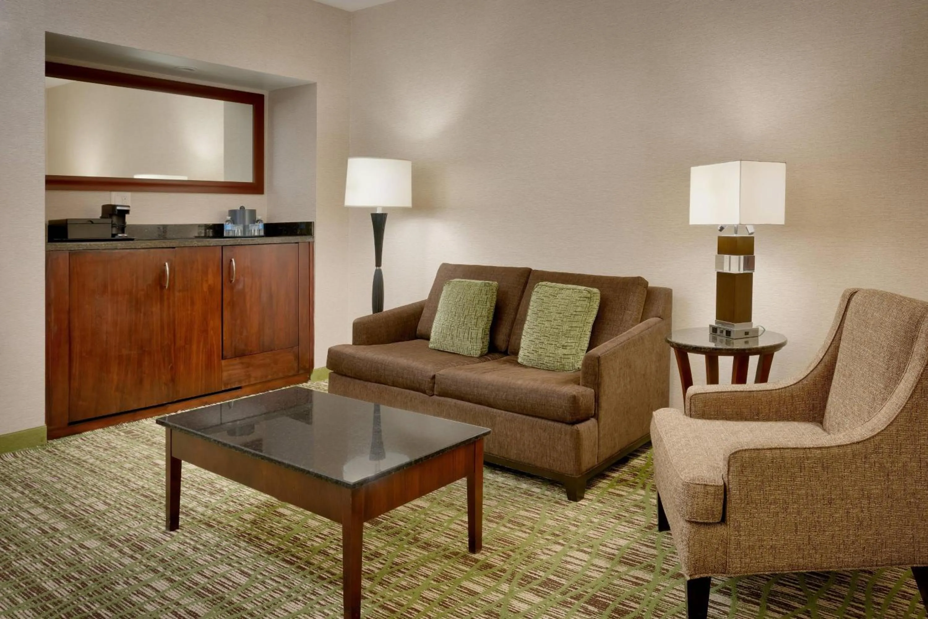 Living room in Salt Lake City Marriott University Park