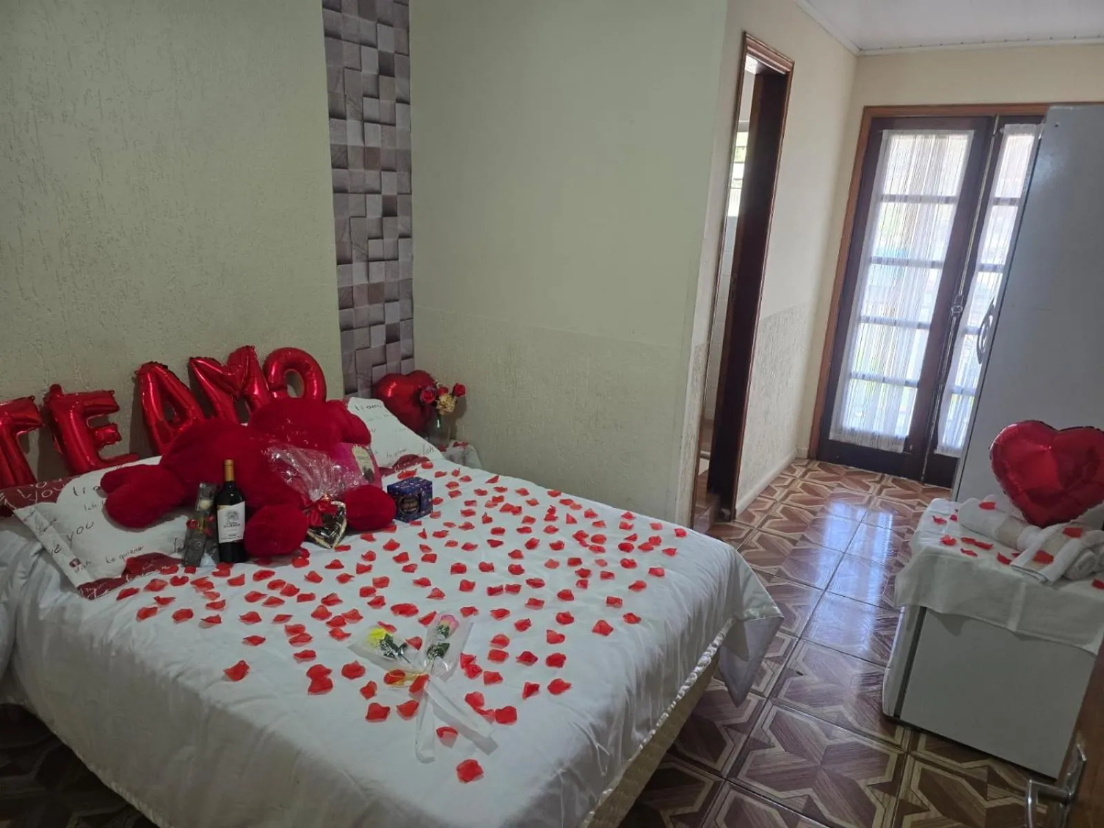 Bed in Pousada Miniférico