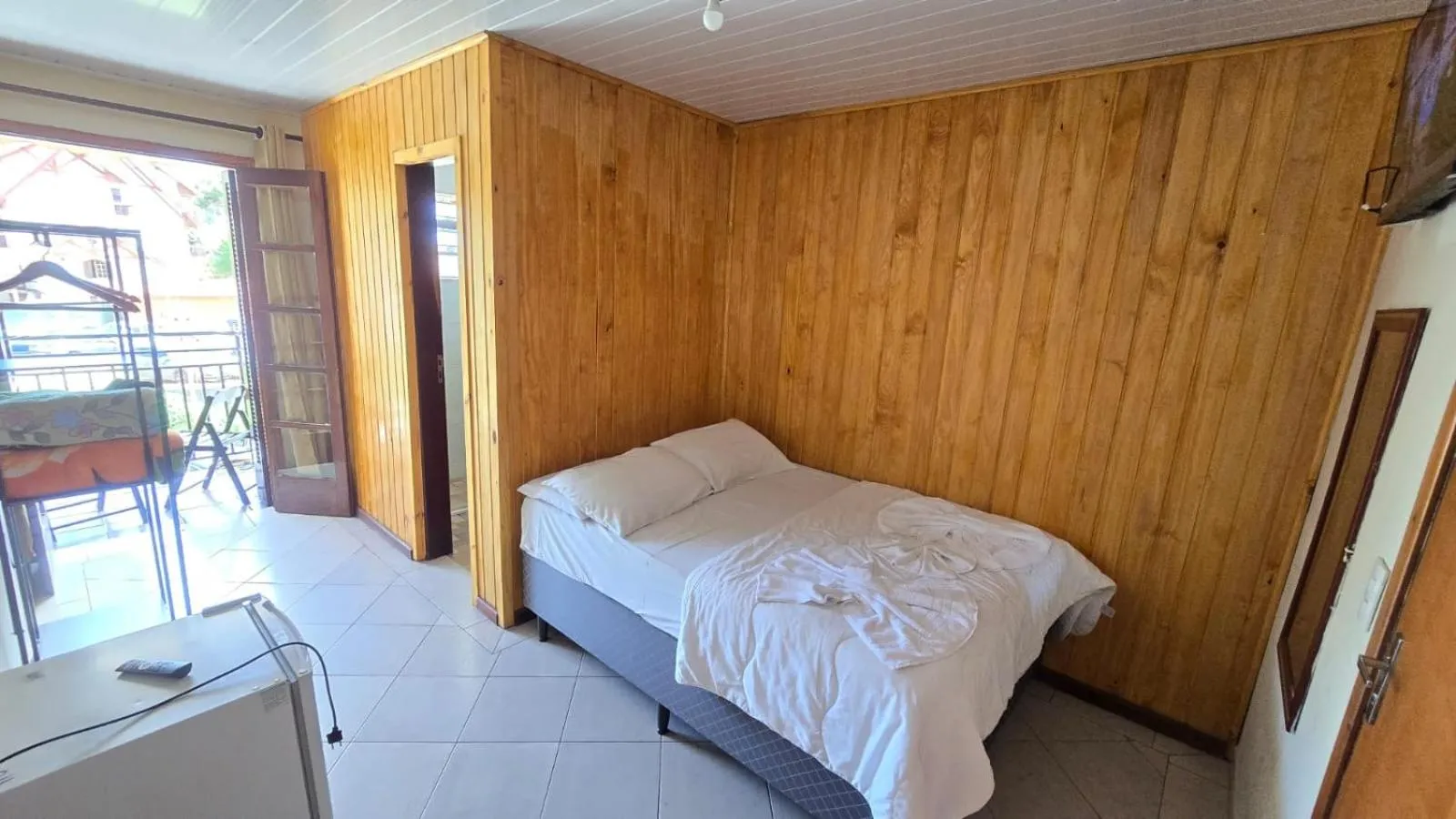 Bed in Pousada Miniférico