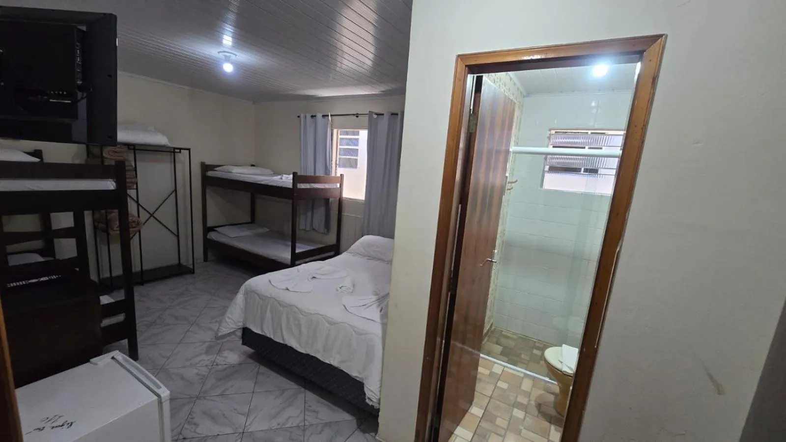 Bed in Pousada Miniférico
