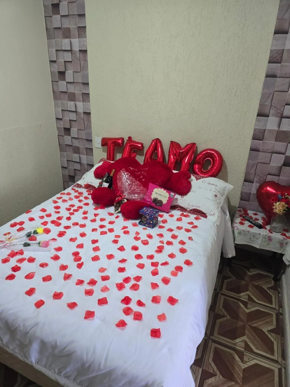 Bed in Pousada Miniférico