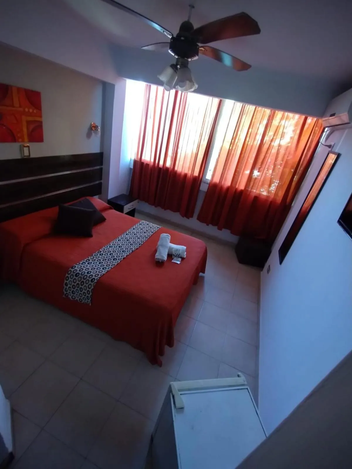 Bed in San Remo Resort Hotel