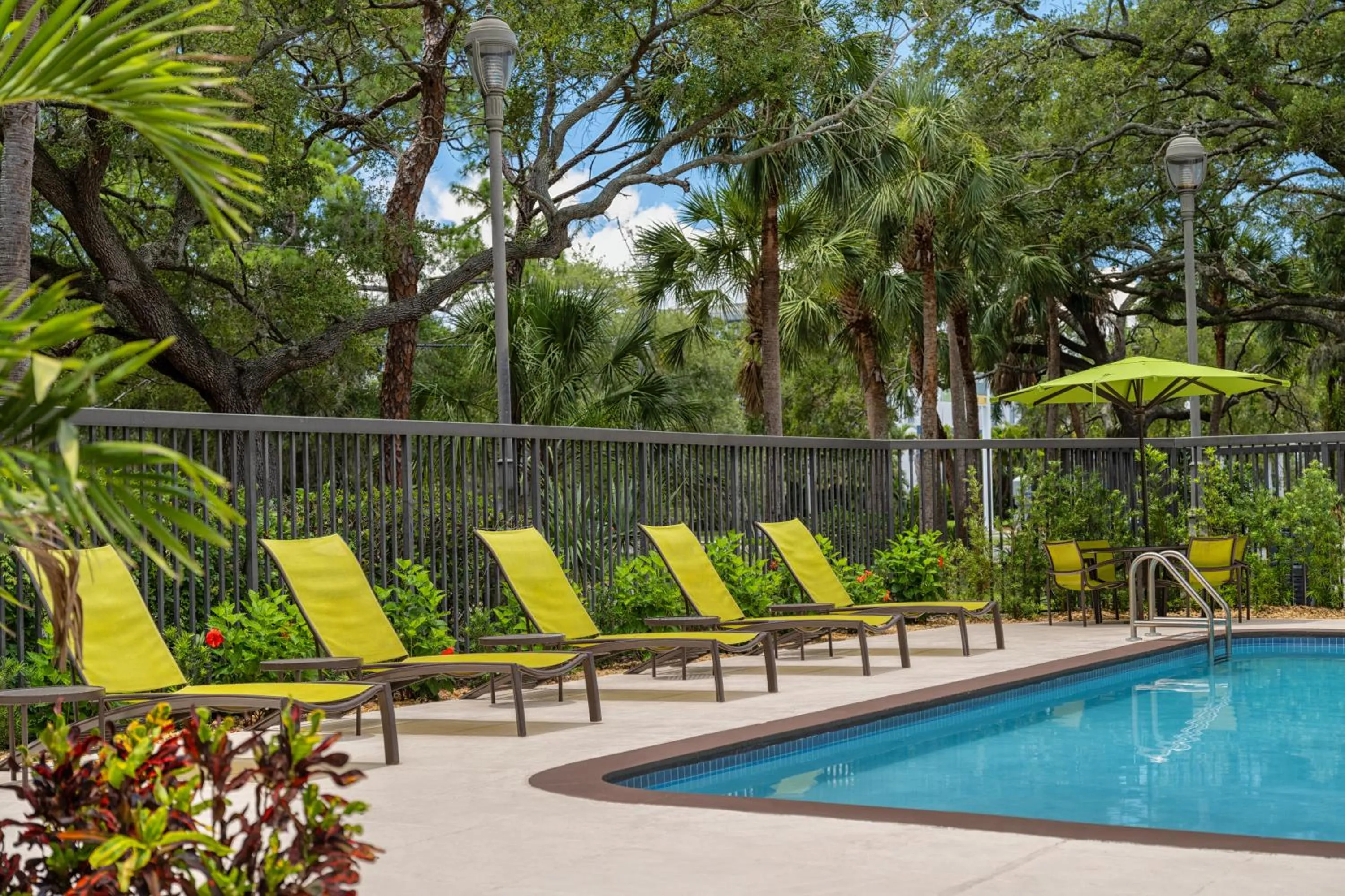 Swimming pool in SpringHill Suites Sarasota Bradenton