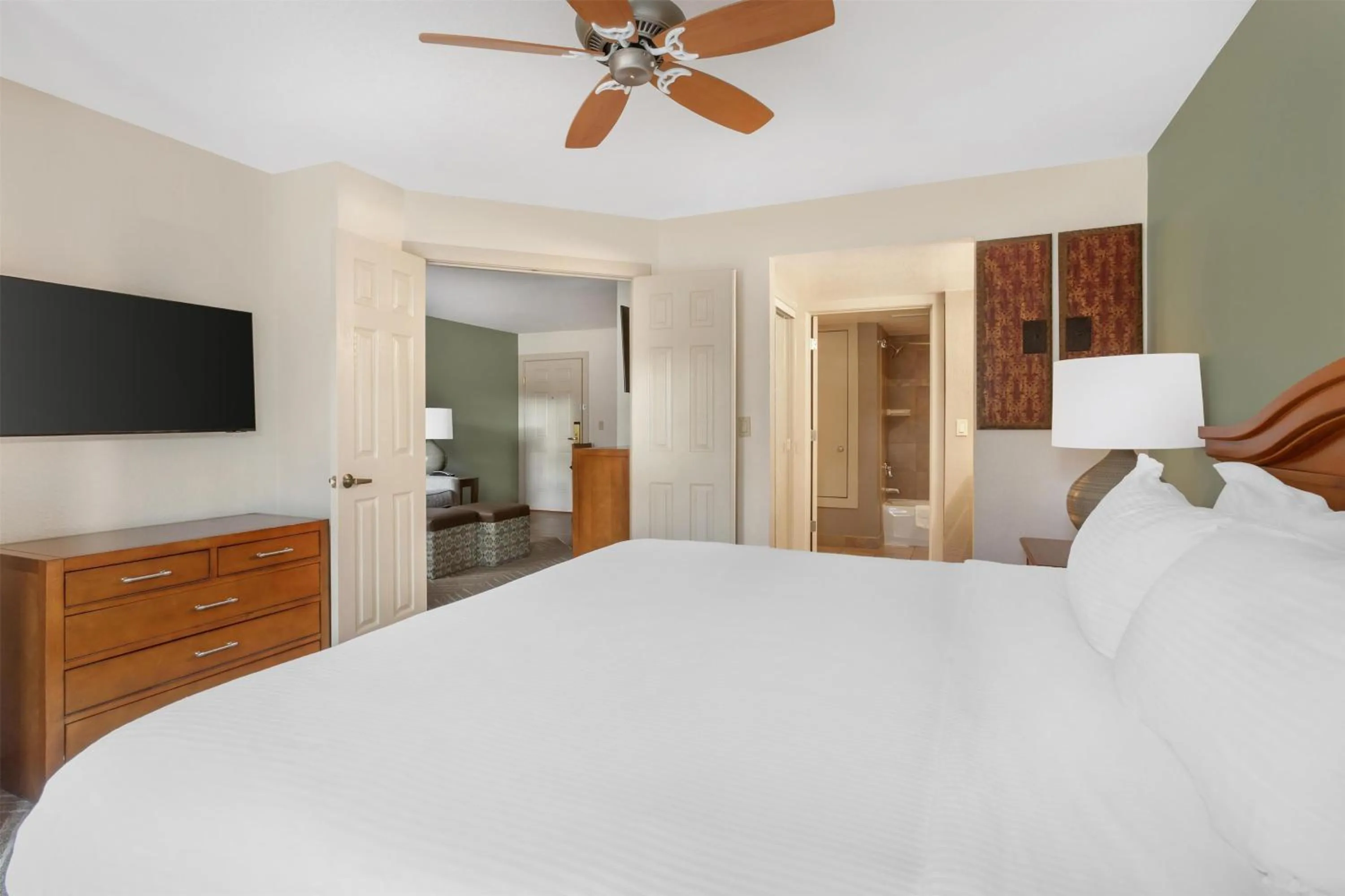 Bed in Hilton Vacation Club Villas de Santa Fe