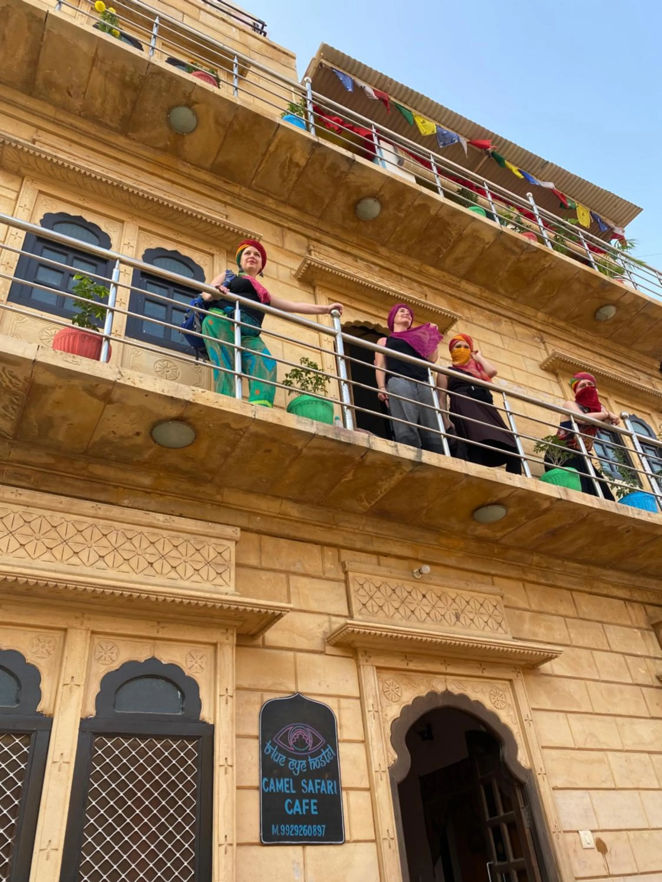 Property building in Blue Eye Hostel