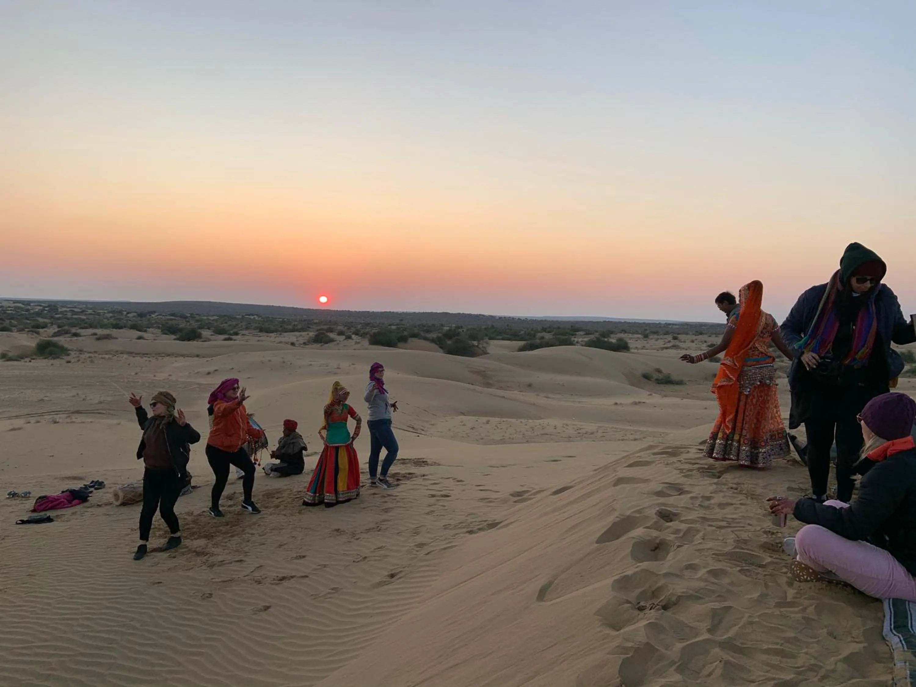 People in Blue Eye Hostel