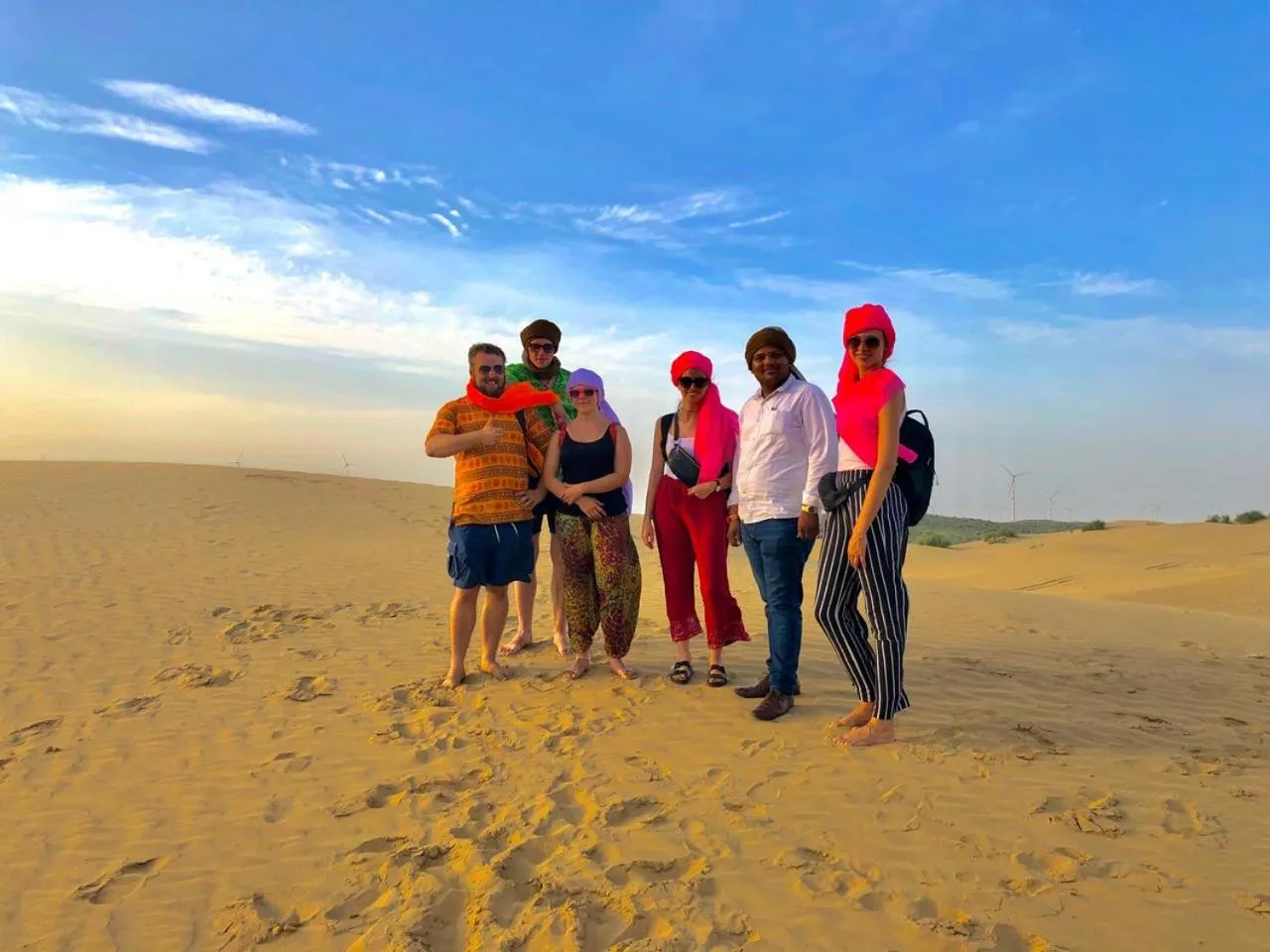 People in Blue Eye Hostel