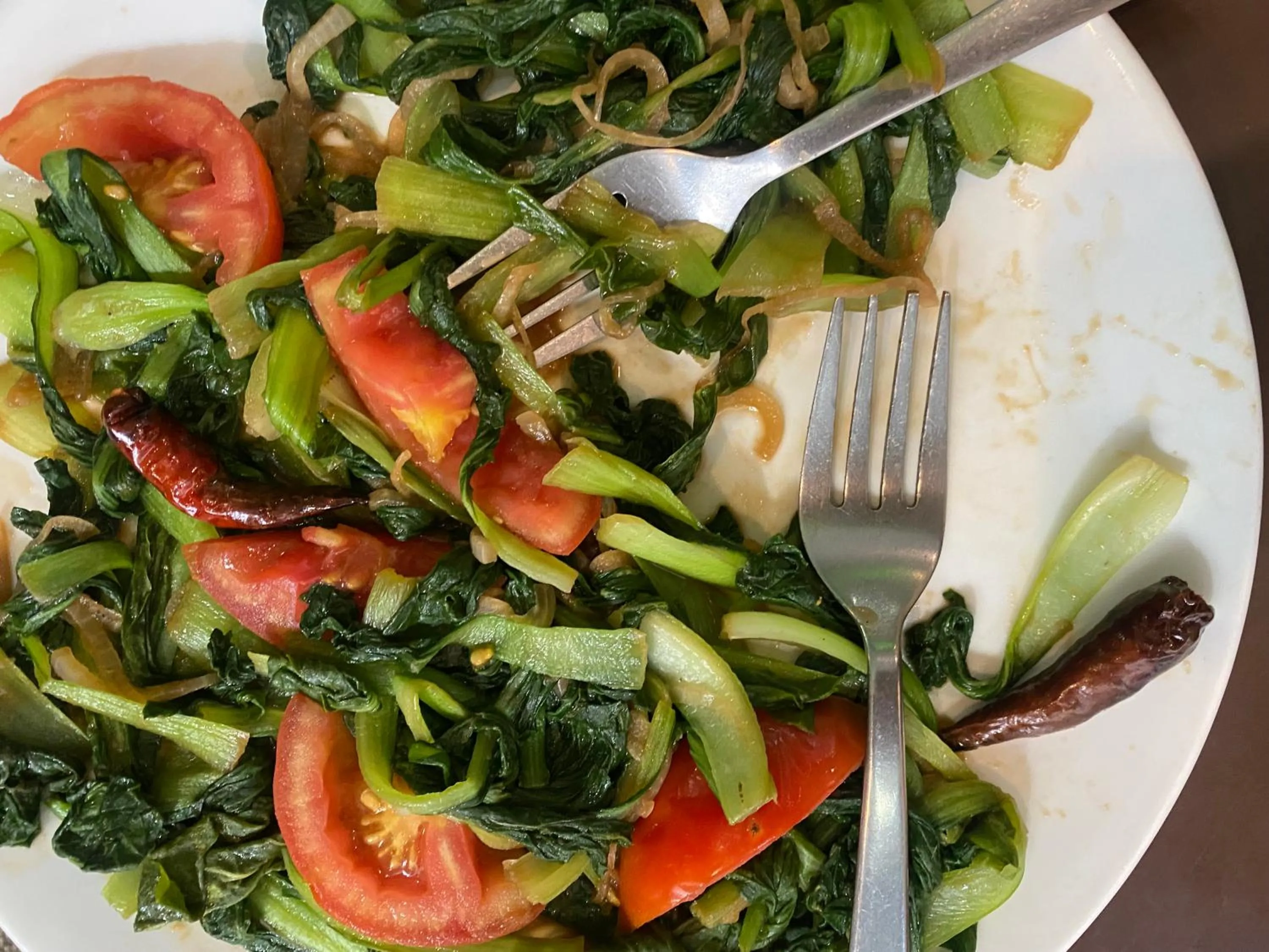 Food in Blue Eye Hostel