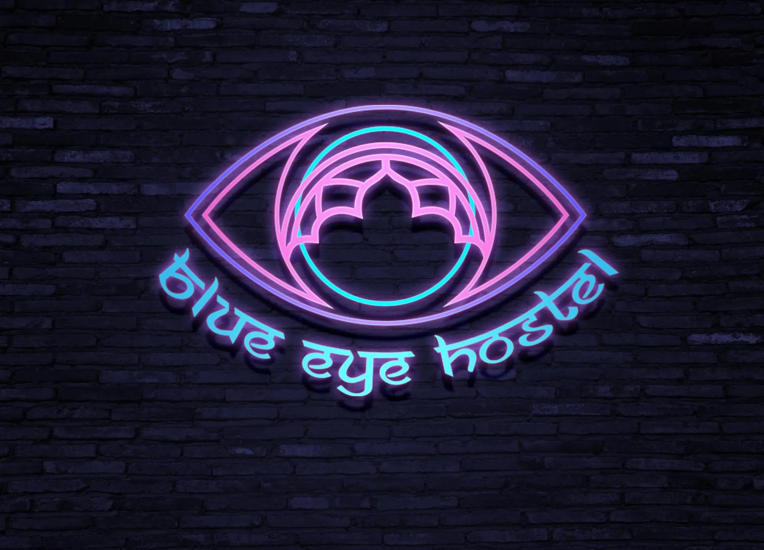 Property logo or sign in Blue Eye Hostel