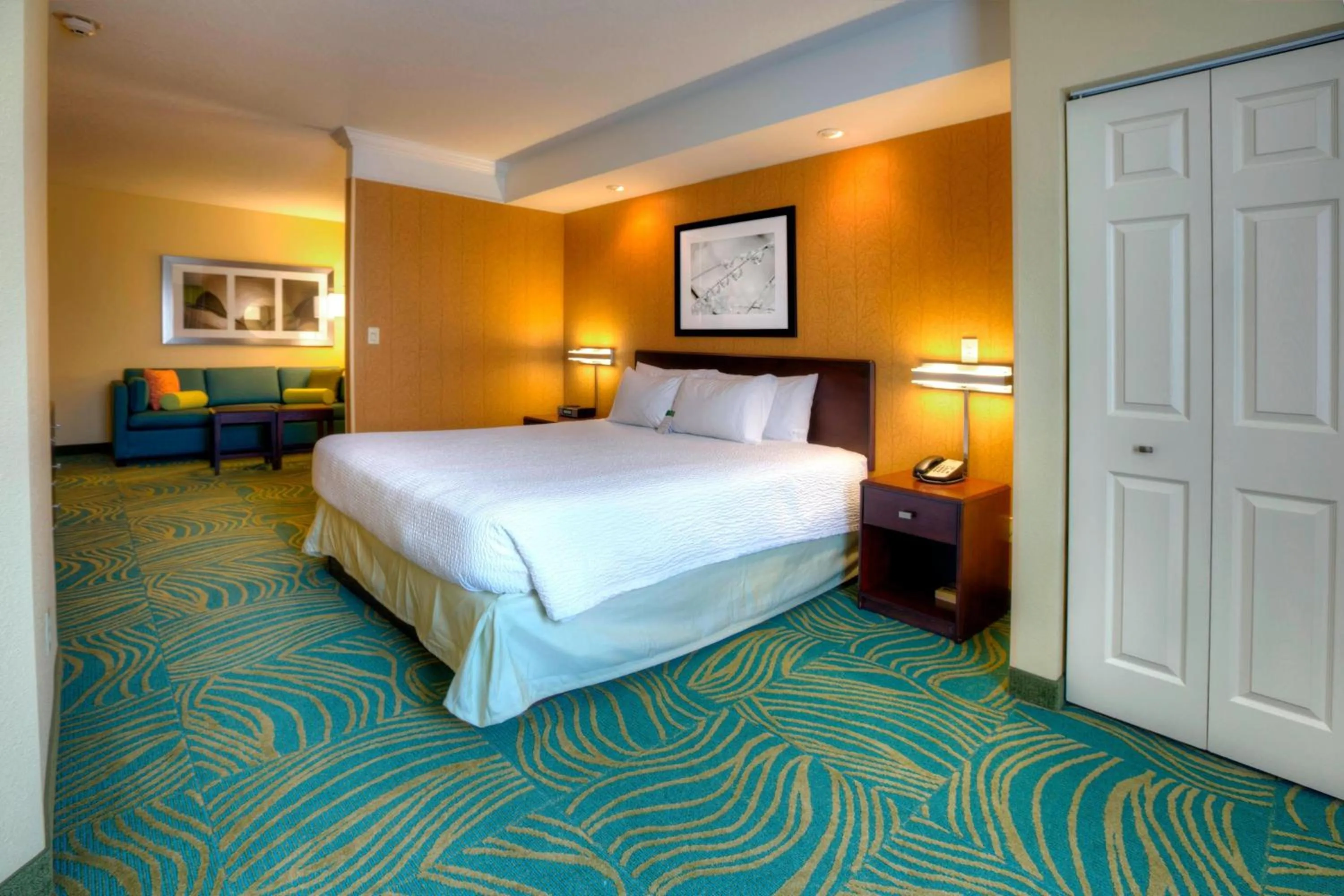 Bedroom, Bed in SpringHill Suites by Marriott - Tampa Brandon