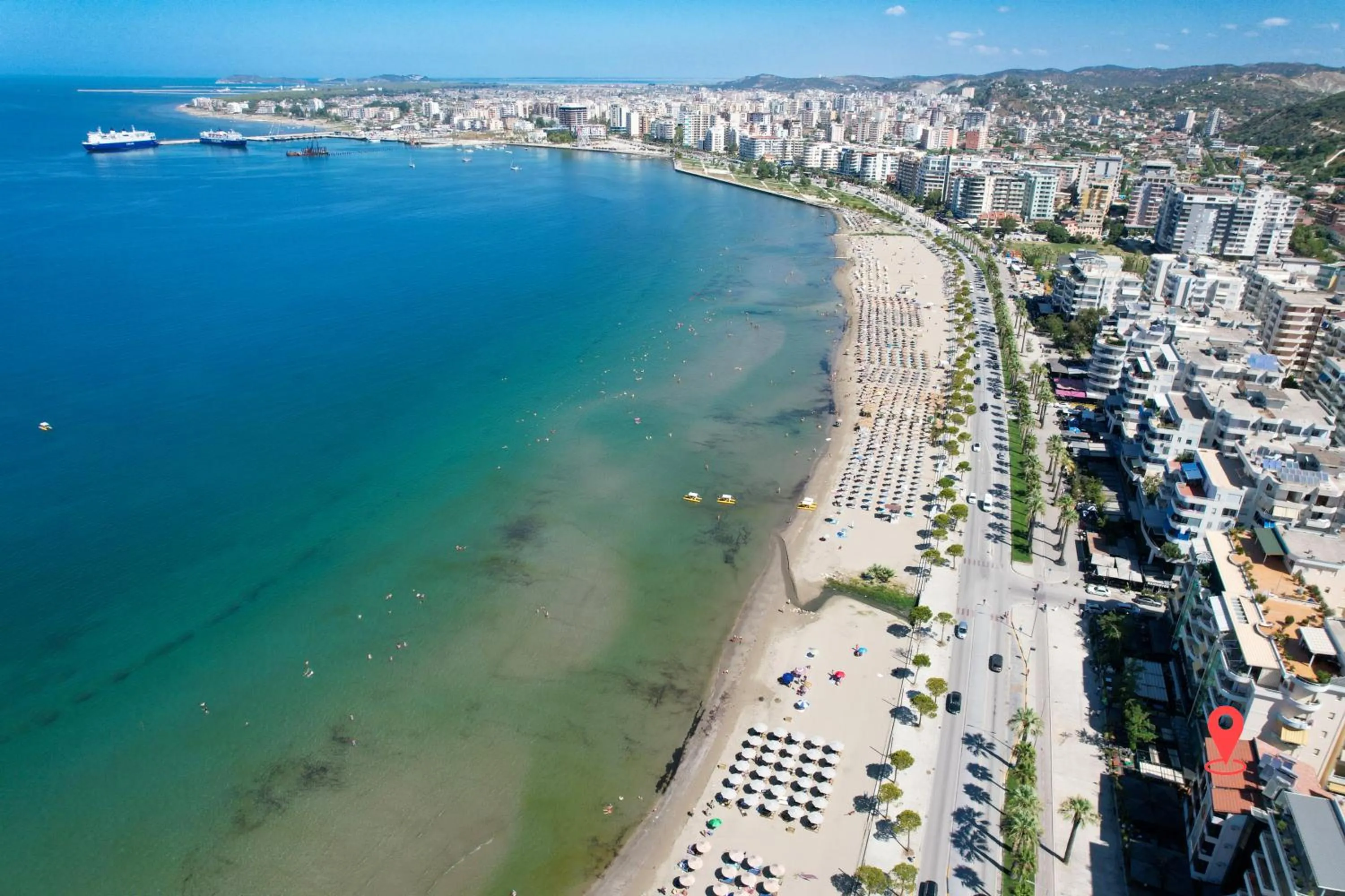 Bird's eye view in Miramare Boutique Hotel