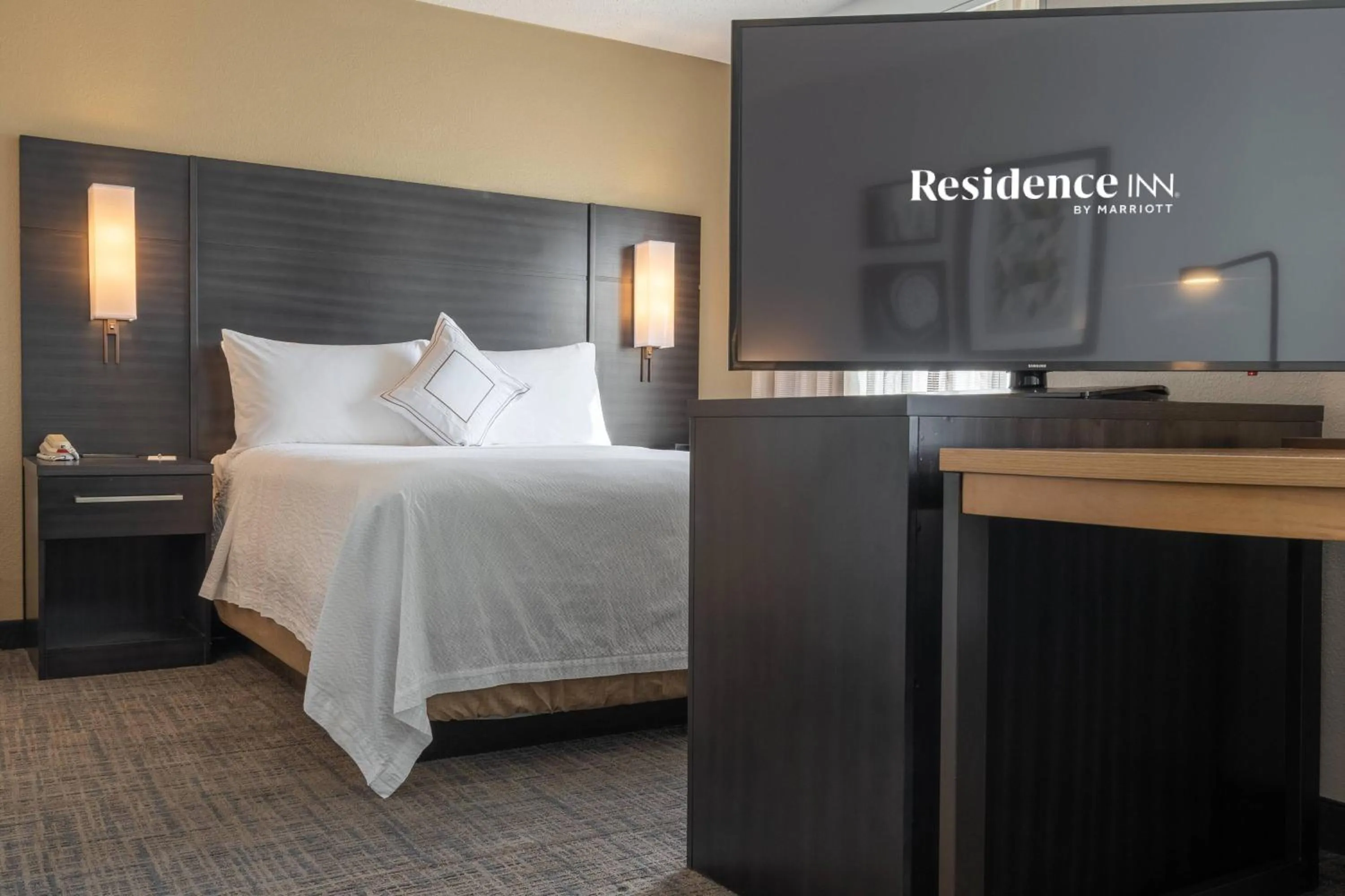 Bedroom, Bed in Residence Inn by Marriott Princeton at Carnegie Center