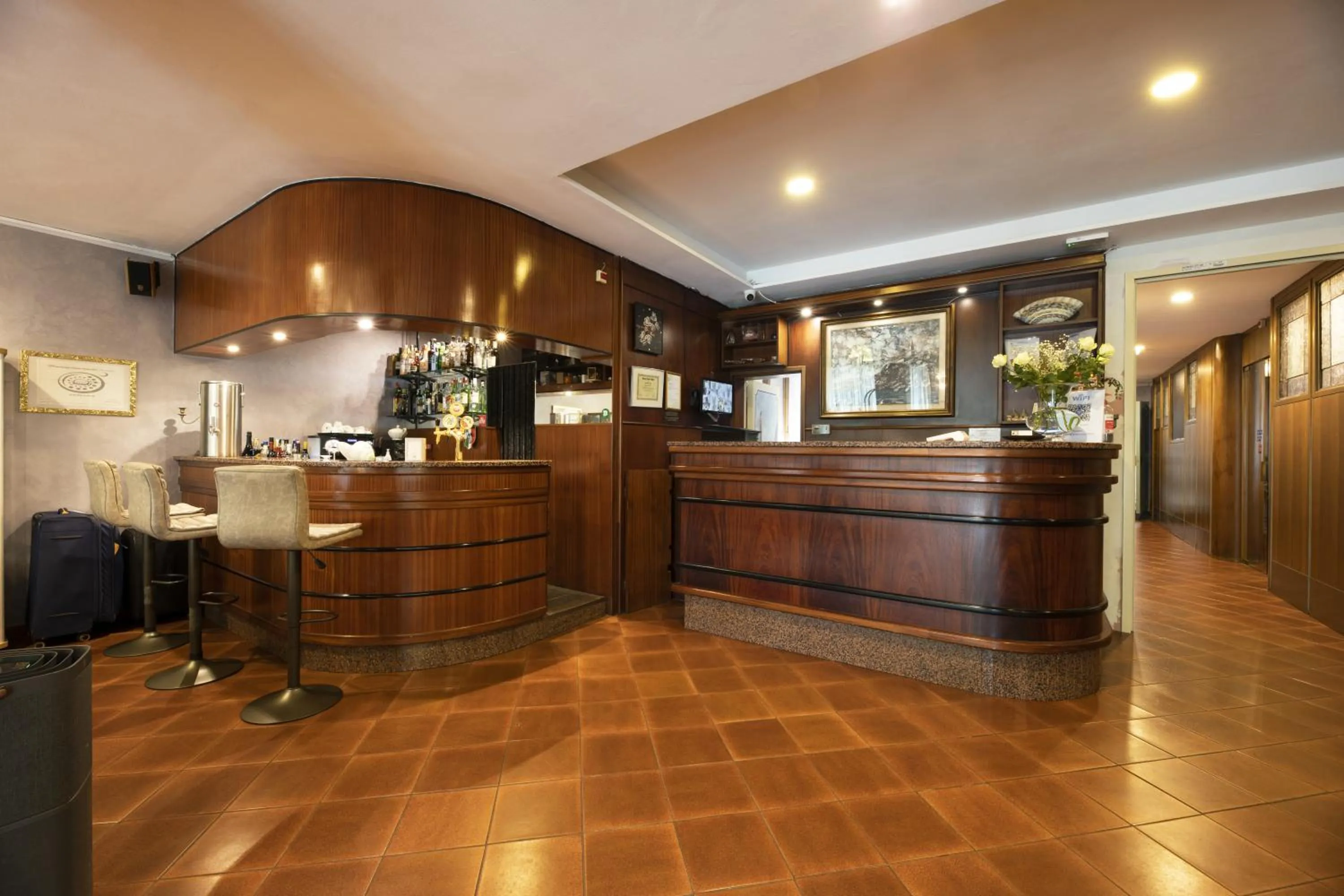 Lobby or reception in Hotel Vienna